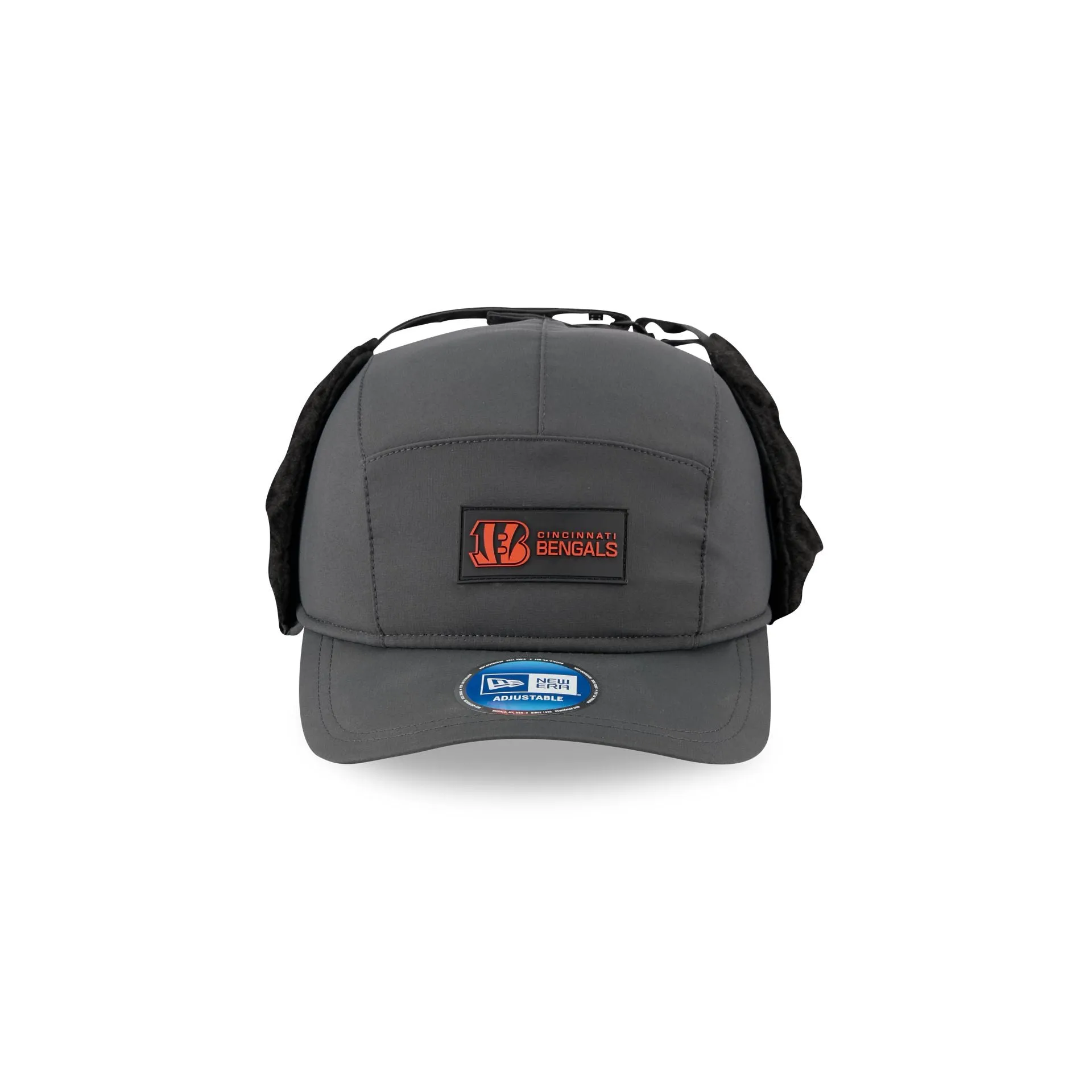 Cincinnati Bengals 2025 Sideline Cold Weather Steel Clouds Runner Dogear Adjustable Hat sold by New Era product image thumbnail 2