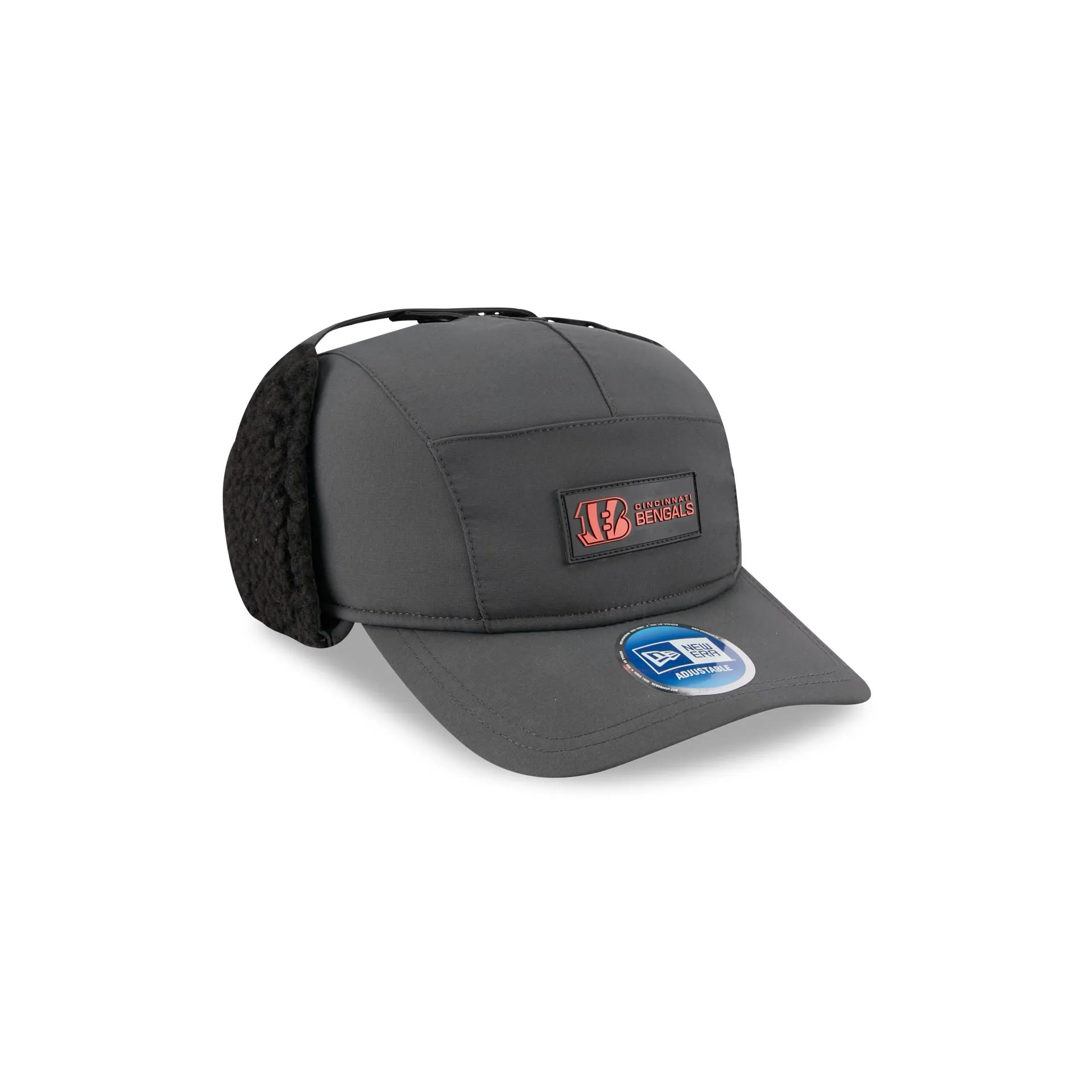 Cincinnati Bengals 2025 Sideline Cold Weather Steel Clouds Runner Dogear Adjustable Hat sold by New Era product image thumbnail 3