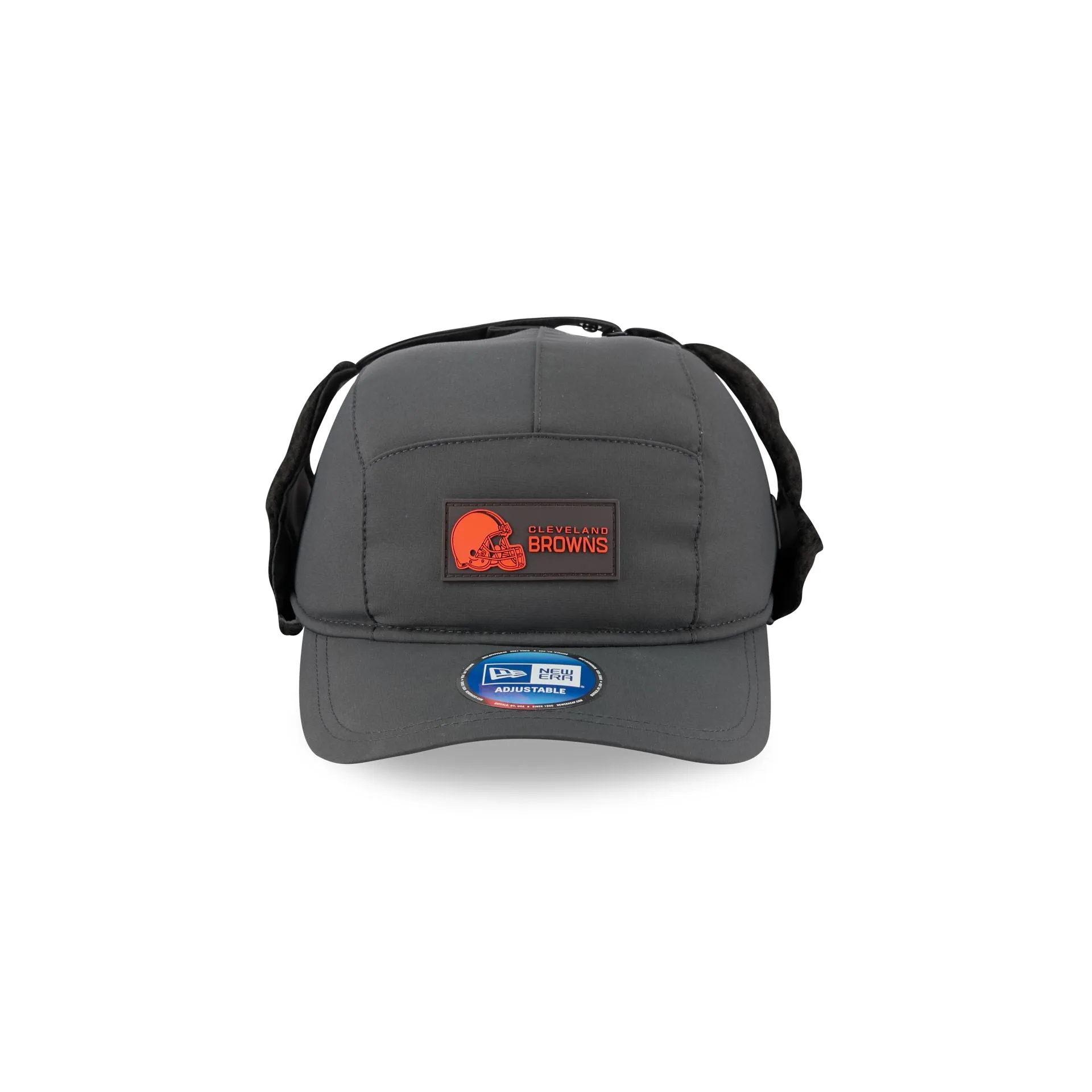 Cleveland Browns 2025 Sideline Cold Weather Steel Clouds Runner Dogear Adjustable Hat sold by New Era product image thumbnail 4