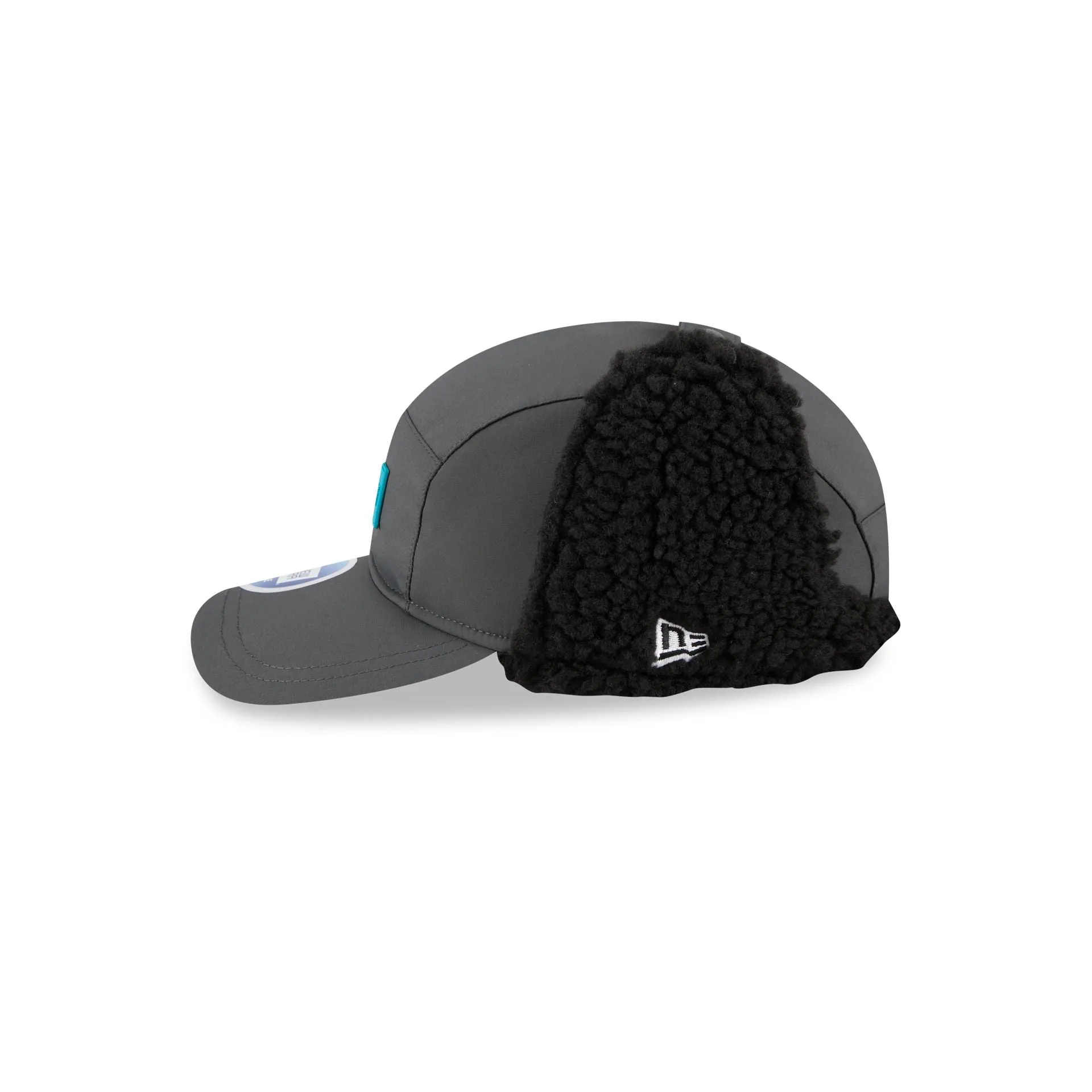 Jacksonville Jaguars 2025 Sideline Cold Weather Steel Clouds Runner Dogear Adjustable Hat sold by New Era product image thumbnail 4