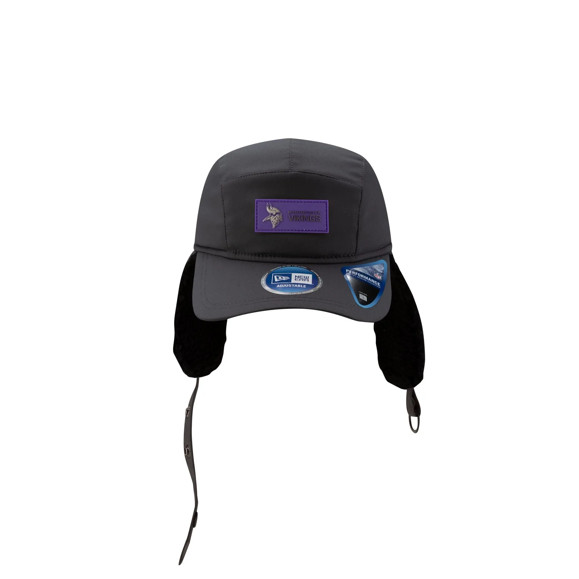 Minnesota Vikings 2025 Sideline Cold Weather Steel Clouds Runner Dogear Adjustable Hat sold by New Era product image thumbnail 5