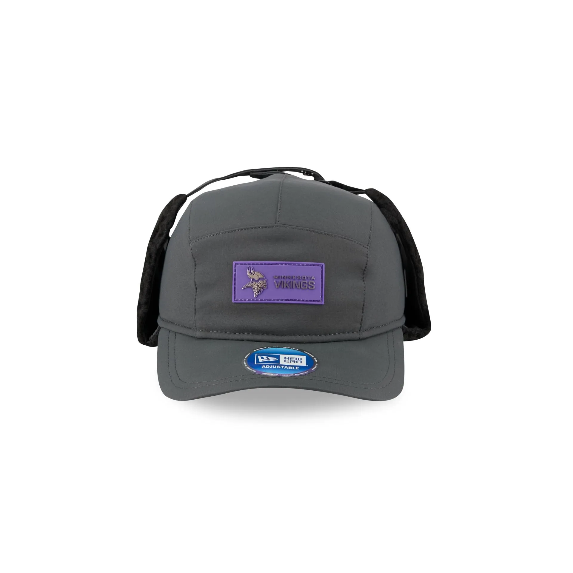 Minnesota Vikings 2025 Sideline Cold Weather Steel Clouds Runner Dogear Adjustable Hat sold by New Era product image thumbnail 4
