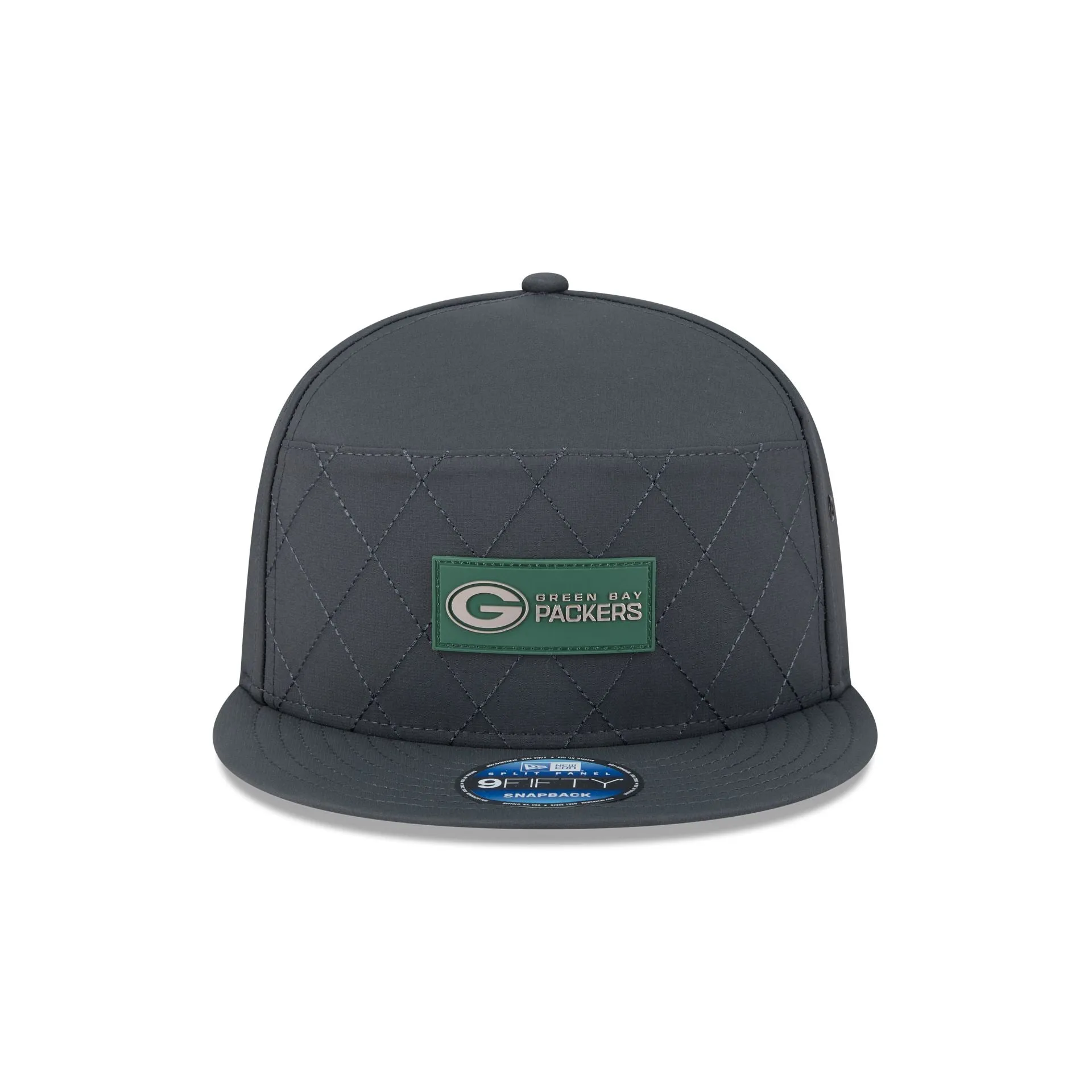 Green Bay Packers 2025 Sideline Cold Weather Steel Clouds Split Panel 9FIFTY Snapback Hat sold by New Era product image thumbnail 2