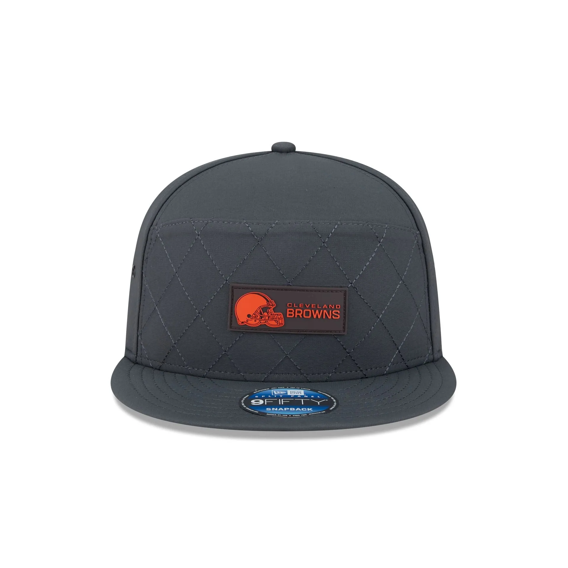 Cleveland Browns 2025 Sideline Cold Weather Steel Clouds Split Panel 9FIFTY Snapback Hat sold by New Era product image thumbnail 2