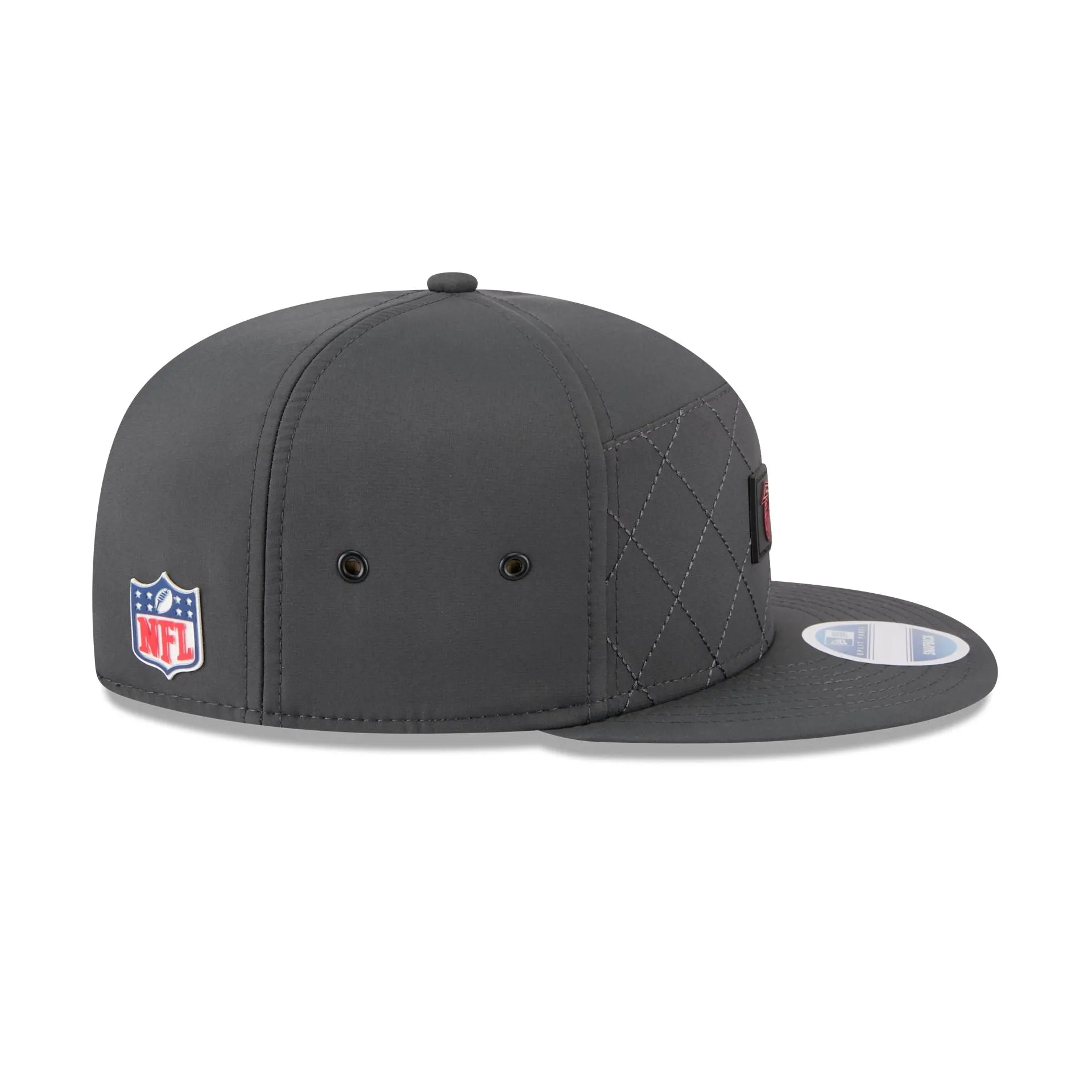 Atlanta Falcons 2025 Sideline Cold Weather Steel Clouds Split Panel 9FIFTY Snapback Hat sold by New Era product image thumbnail 5