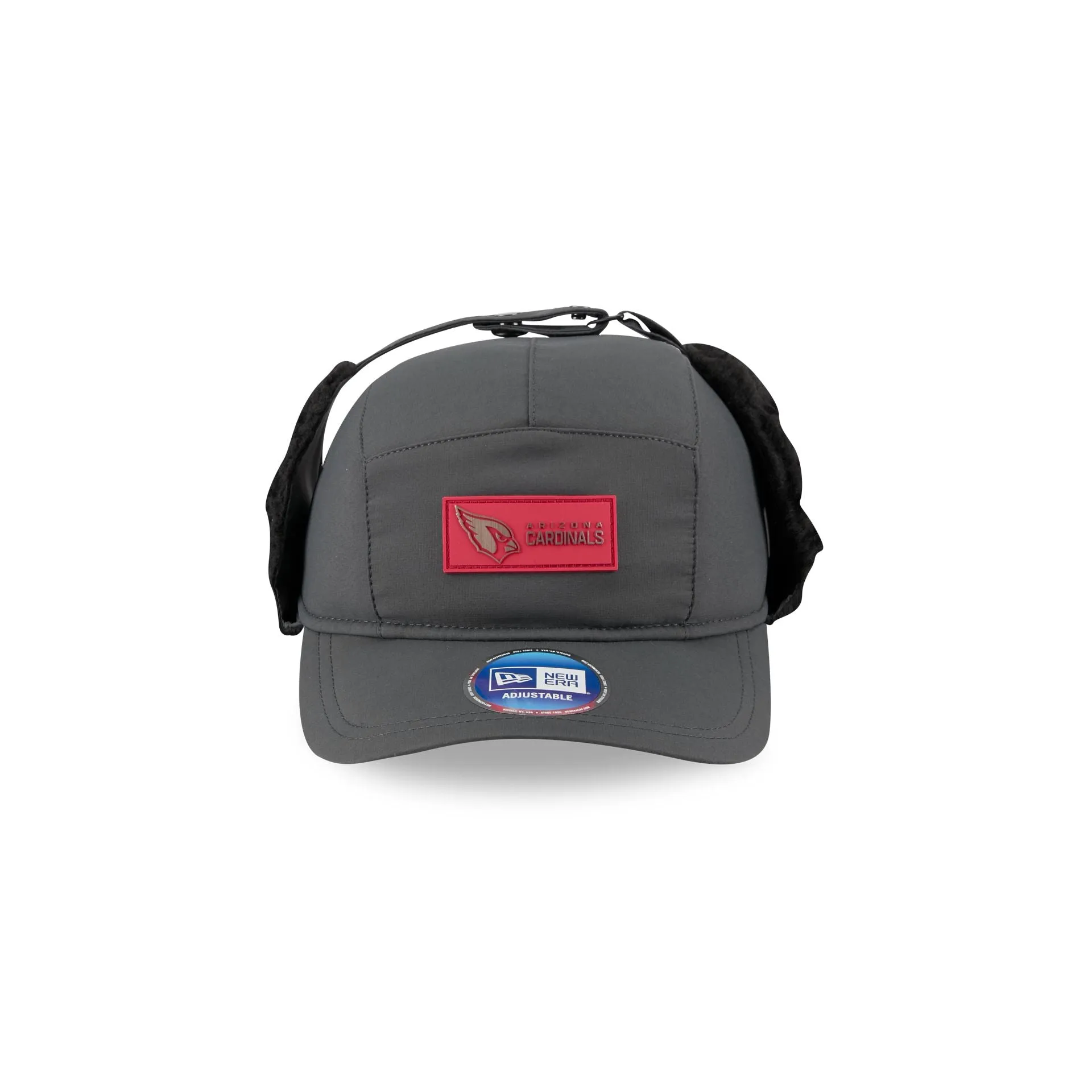 Arizona Cardinals 2025 Sideline Cold Weather Steel Clouds Runner Dogear Adjustable Hat sold by New Era product image thumbnail 2