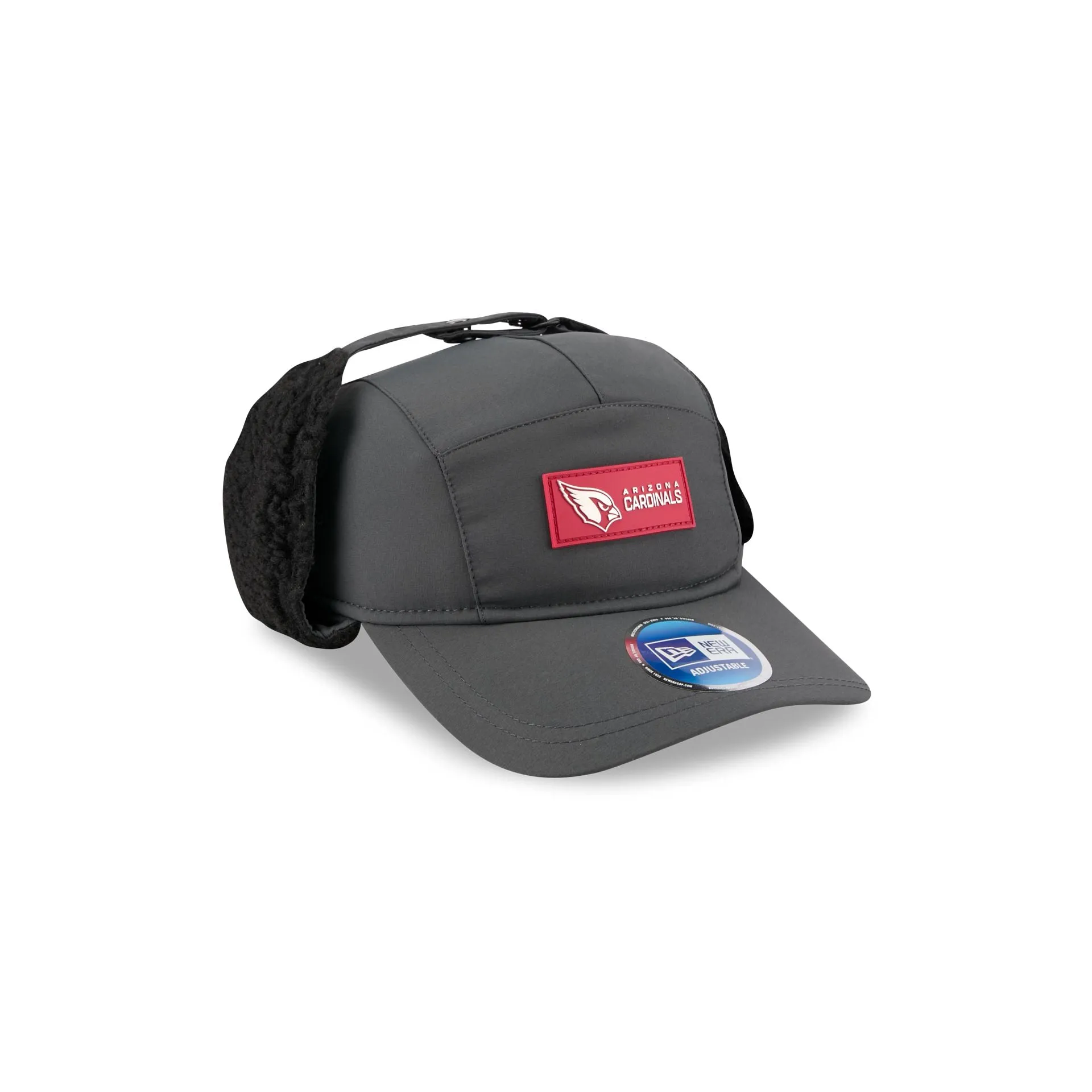 Arizona Cardinals 2025 Sideline Cold Weather Steel Clouds Runner Dogear Adjustable Hat sold by New Era product image thumbnail 3