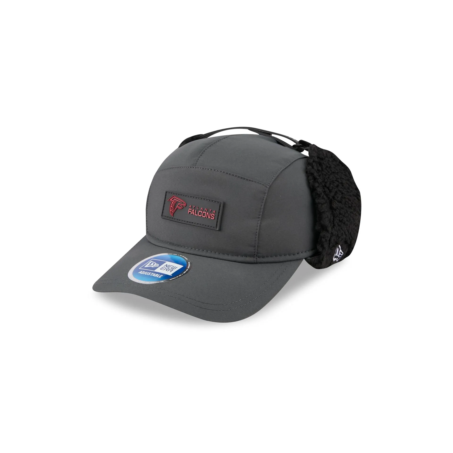 Atlanta Falcons 2025 Sideline Cold Weather Steel Clouds Runner Dogear Adjustable Hat sold by New Era