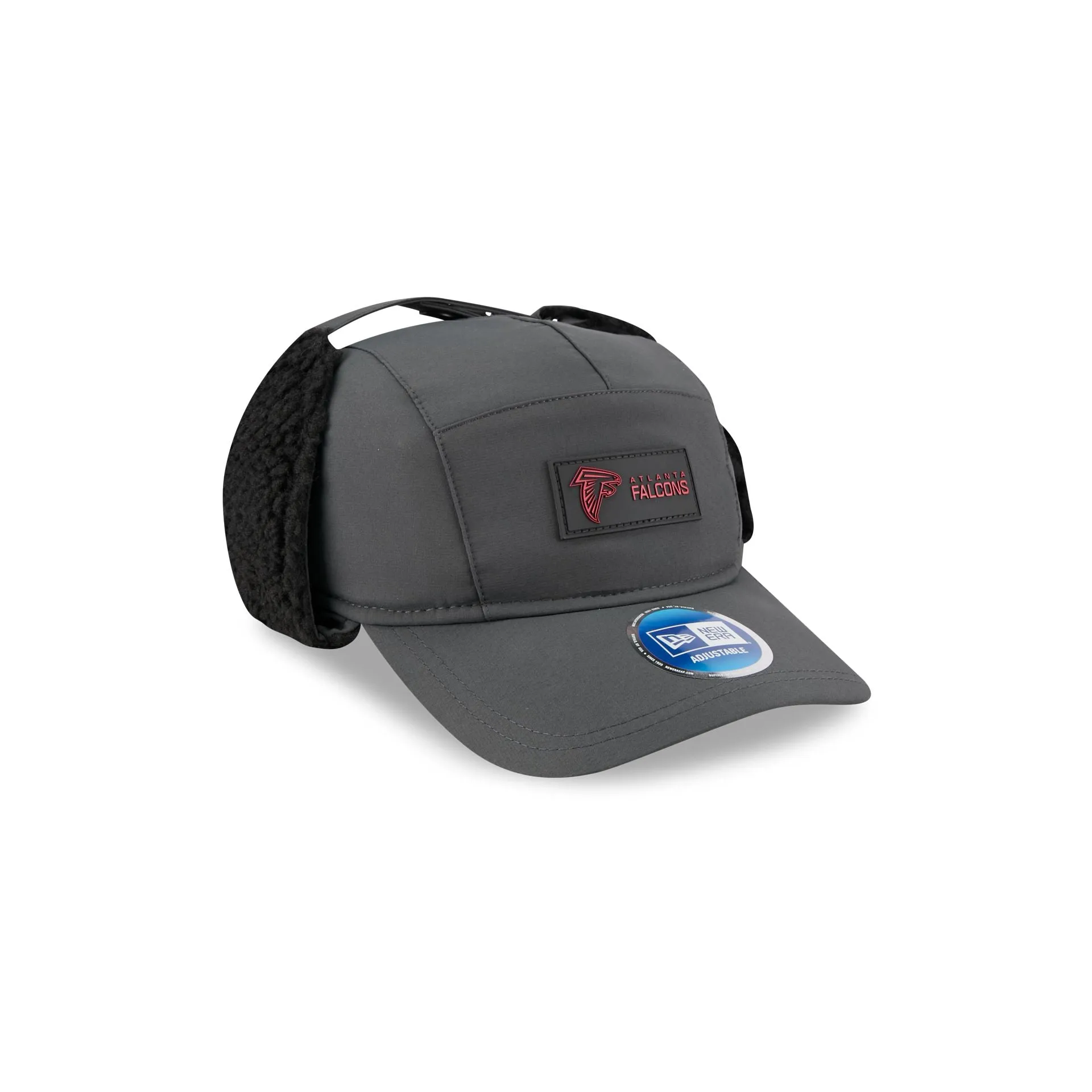 Atlanta Falcons 2025 Sideline Cold Weather Steel Clouds Runner Dogear Adjustable Hat sold by New Era product image thumbnail 3