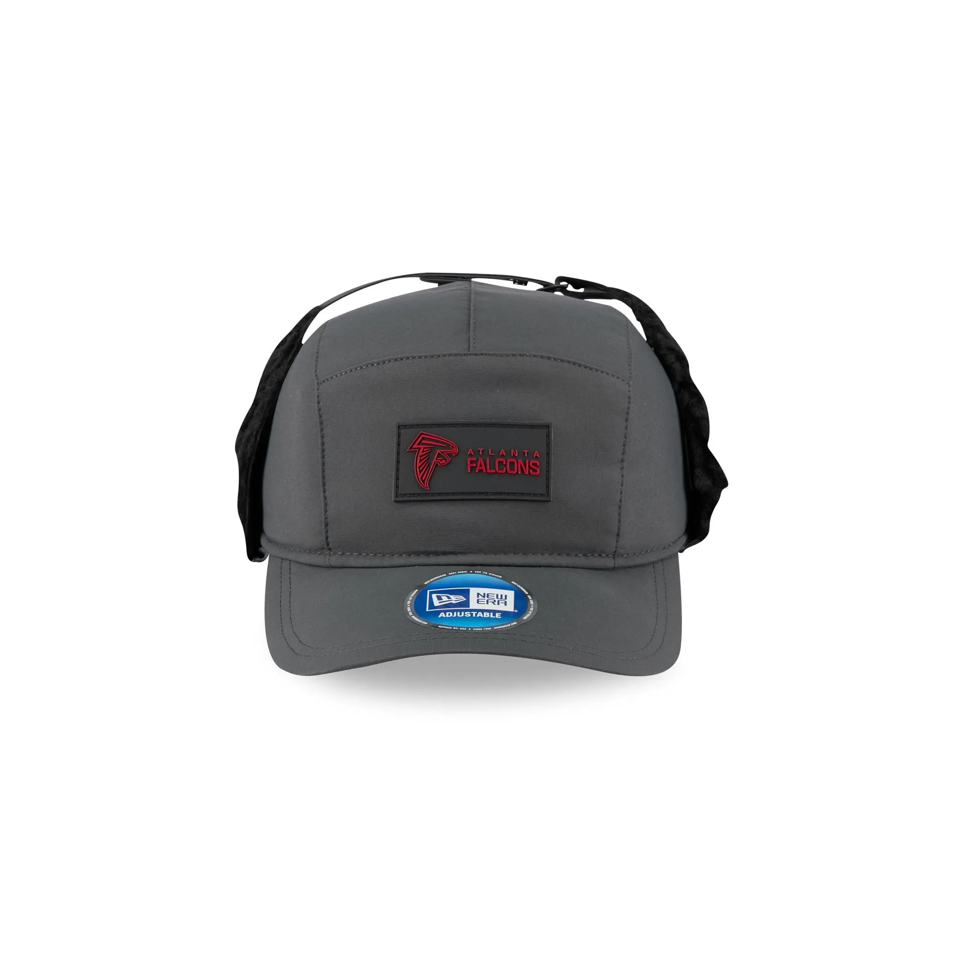 Atlanta Falcons 2025 Sideline Cold Weather Steel Clouds Runner Dogear Adjustable Hat sold by New Era product image thumbnail 2
