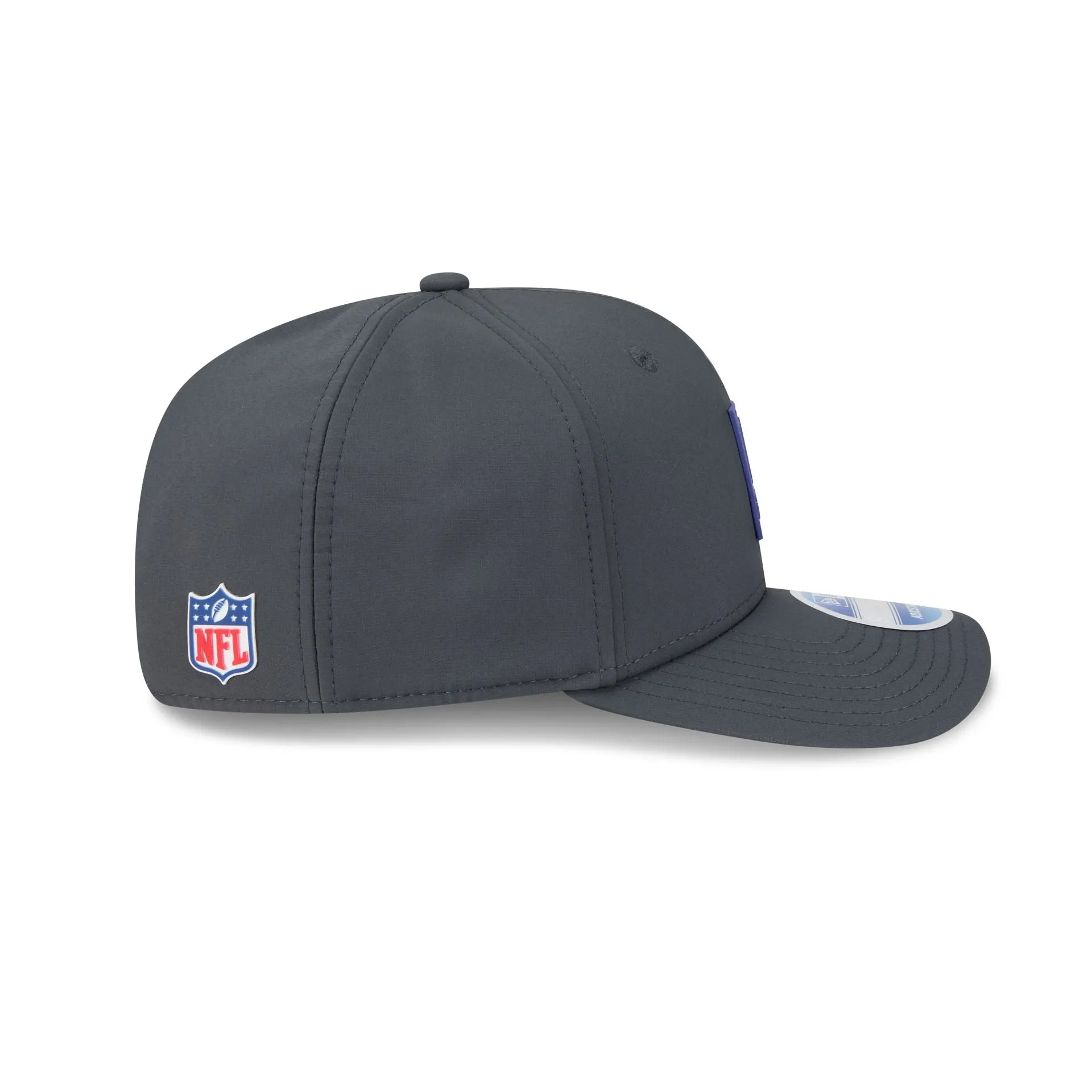 NFL 2025 Sideline Cold Weather Steel Clouds 9SEVENTY Stretch-Snap Hat sold by New Era product image thumbnail 5