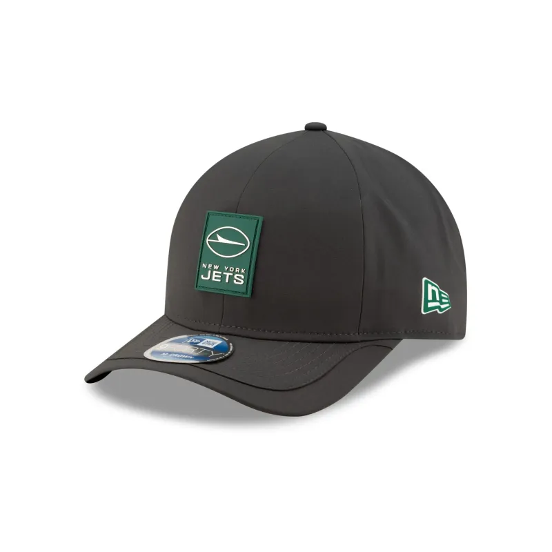 New York Jets 2025 Sideline Cold Weather Steel Clouds 9FORTY M-Crown Snapback Hat sold by New Era