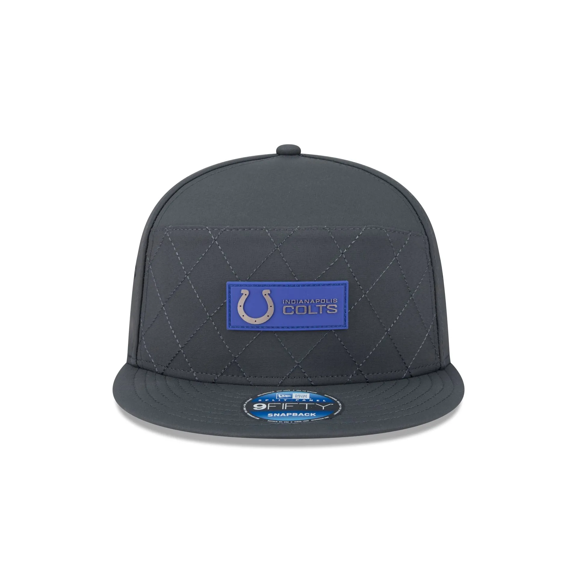 Indianapolis Colts 2025 Sideline Cold Weather Steel Clouds Split Panel 9FIFTY Snapback Hat sold by New Era product image thumbnail 2