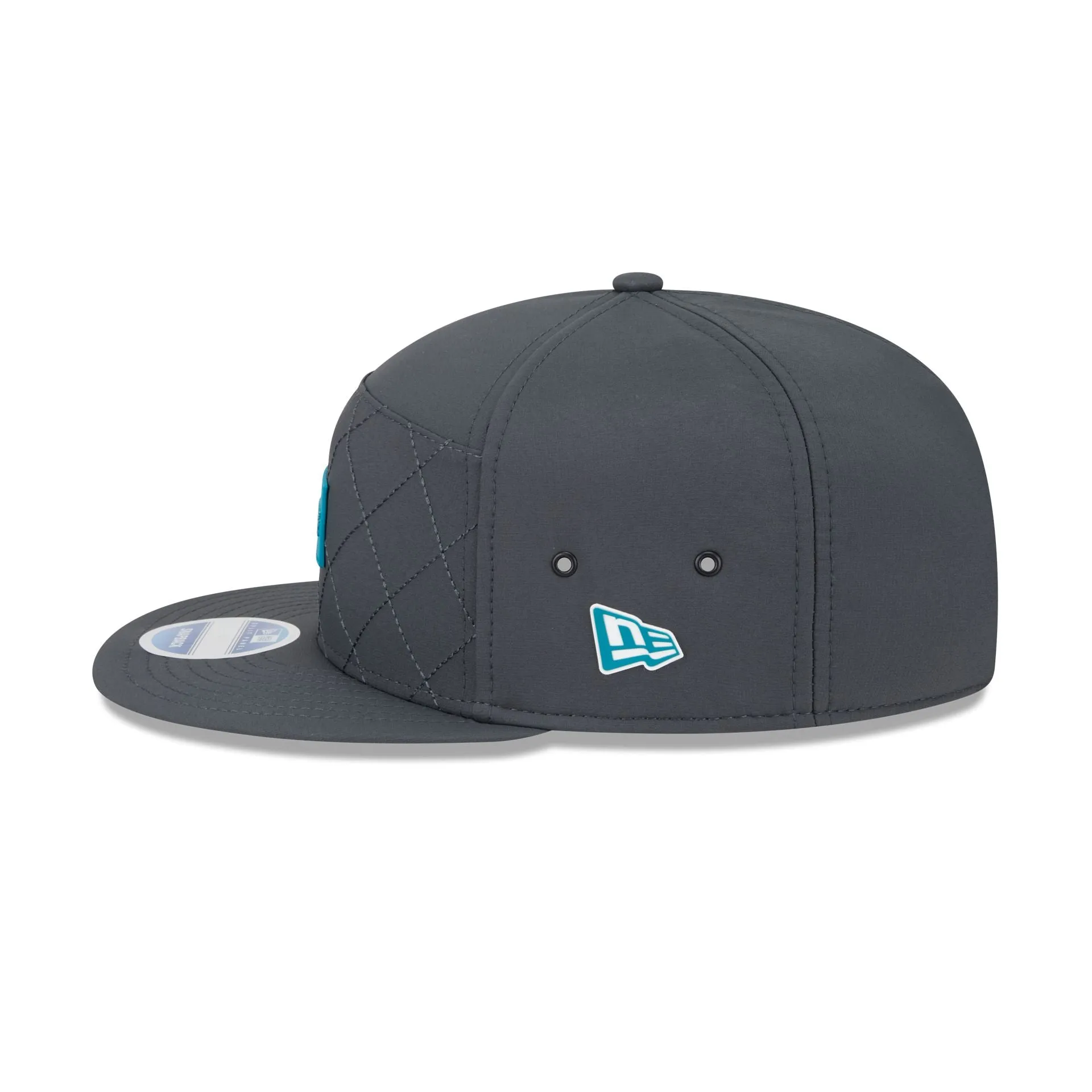 Jacksonville Jaguars 2025 Sideline Cold Weather Steel Clouds Split Panel 9FIFTY Snapback Hat sold by New Era product image thumbnail 4