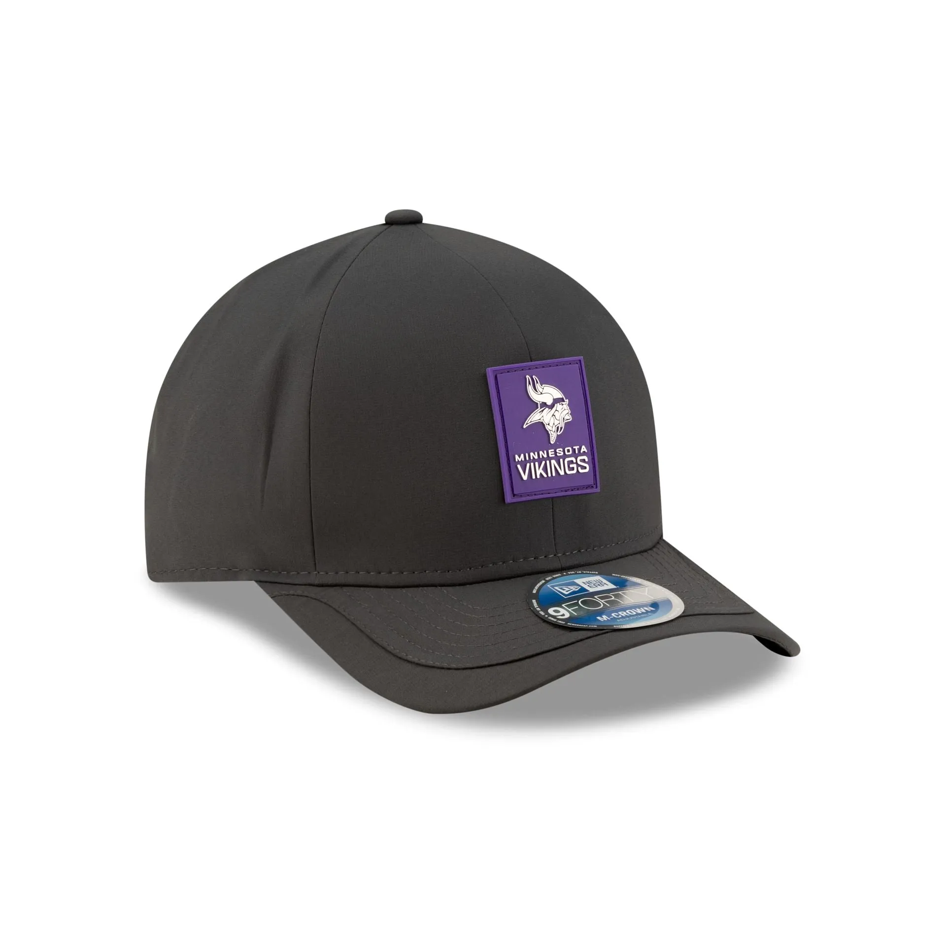 Minnesota Vikings 2025 Sideline Cold Weather Steel Clouds 9FORTY M-Crown Snapback Hat sold by New Era product image thumbnail 3