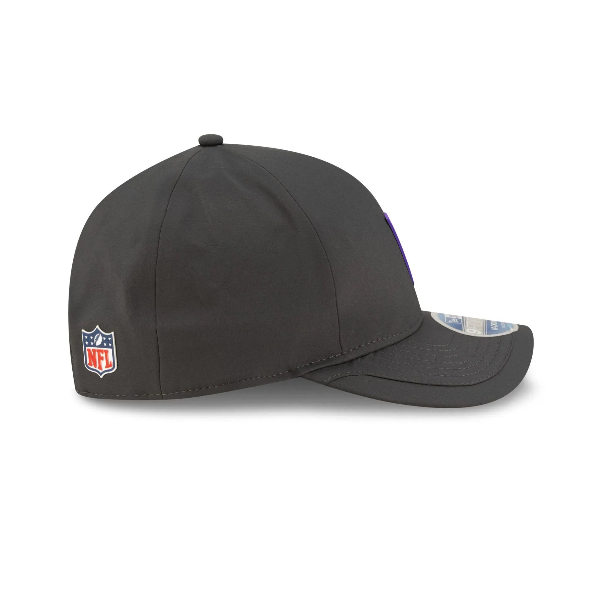 Minnesota Vikings 2025 Sideline Cold Weather Steel Clouds 9FORTY M-Crown Snapback Hat sold by New Era product image thumbnail 5