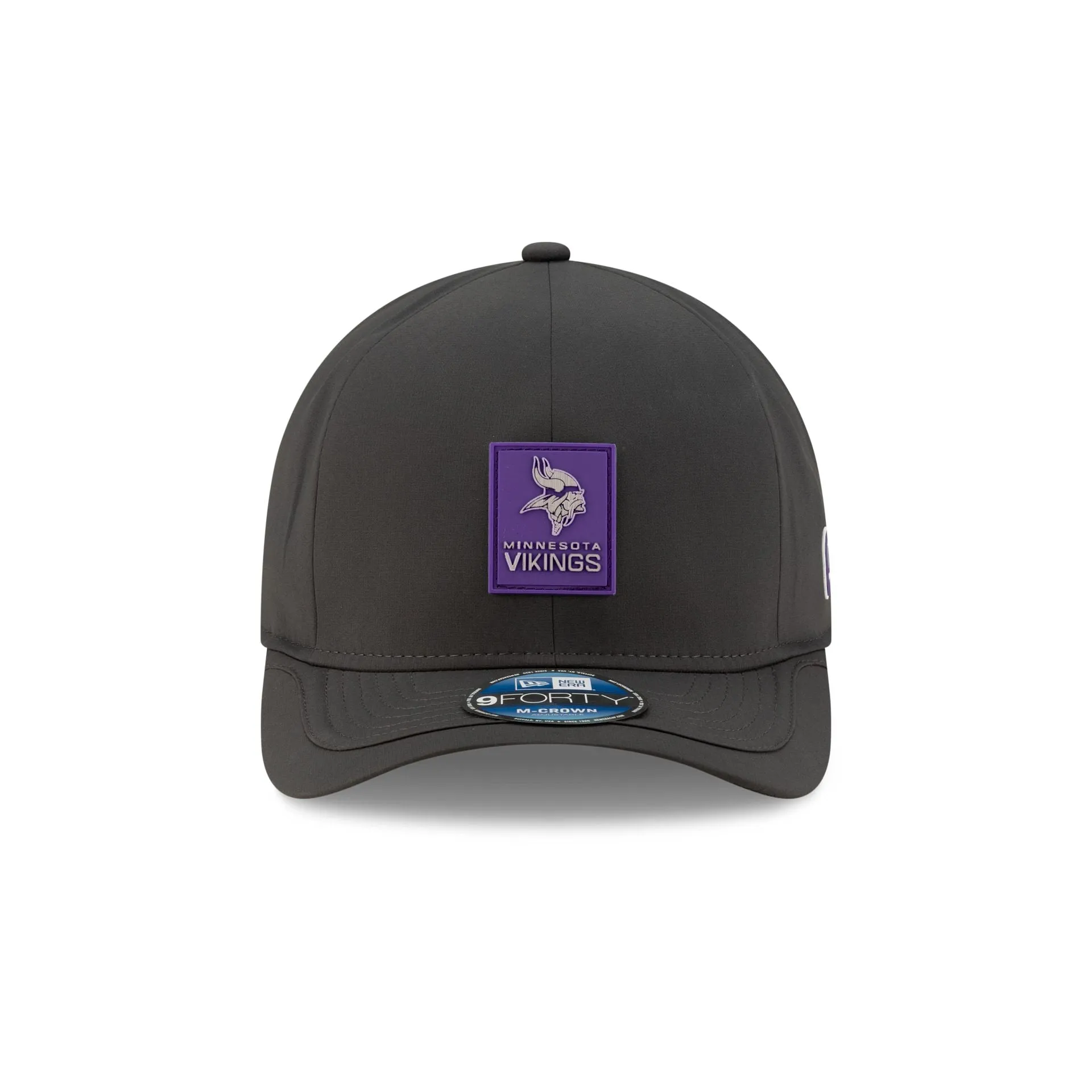 Minnesota Vikings 2025 Sideline Cold Weather Steel Clouds 9FORTY M-Crown Snapback Hat sold by New Era product image thumbnail 2