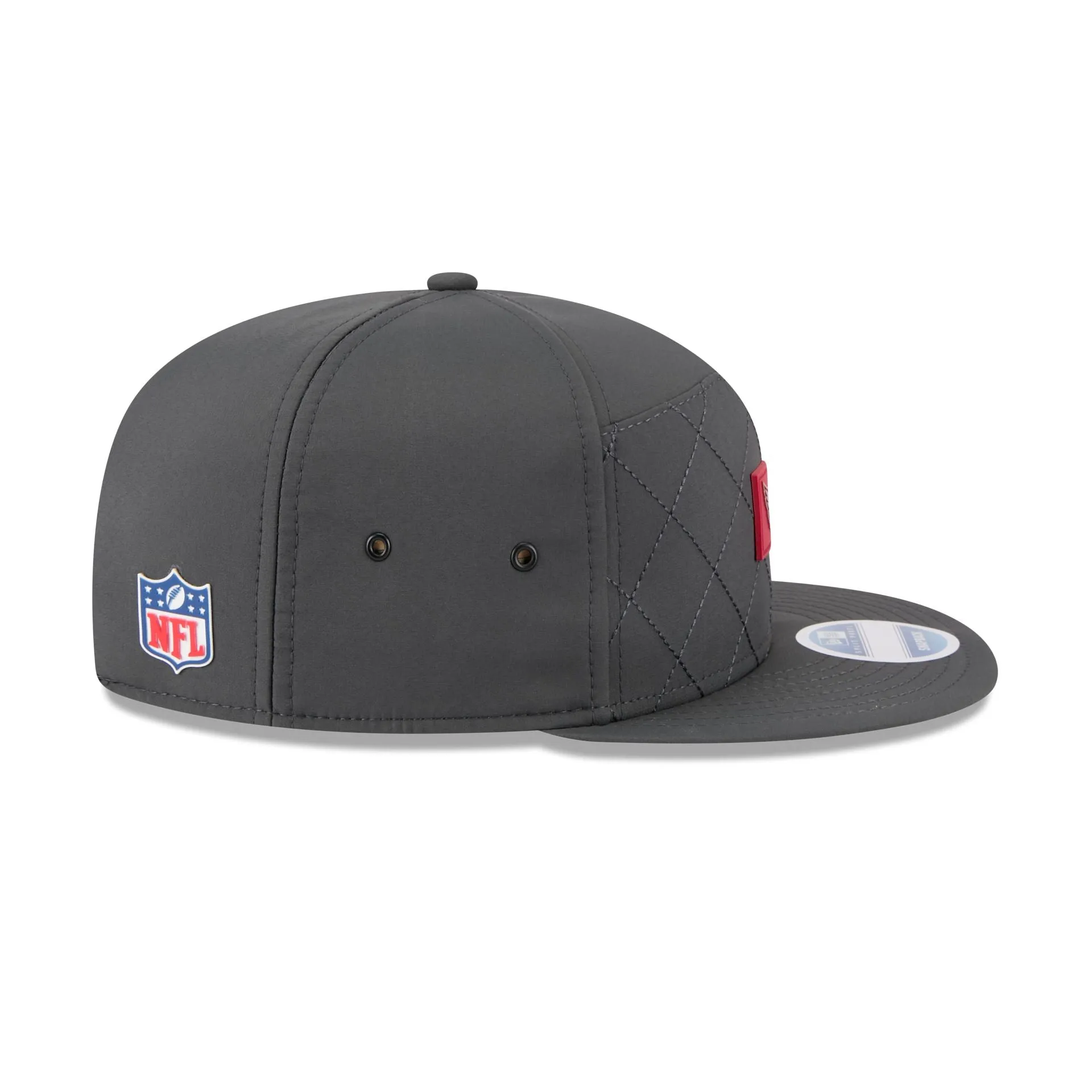 Arizona Cardinals 2025 Sideline Cold Weather Steel Clouds Split Panel 9FIFTY Snapback Hat sold by New Era product image thumbnail 5