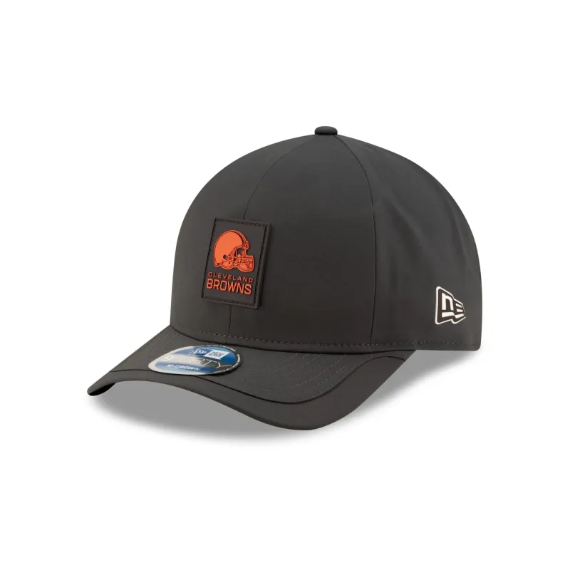 Cleveland Browns 2025 Sideline Cold Weather Steel Clouds 9FORTY M-Crown Snapback Hat sold by New Era