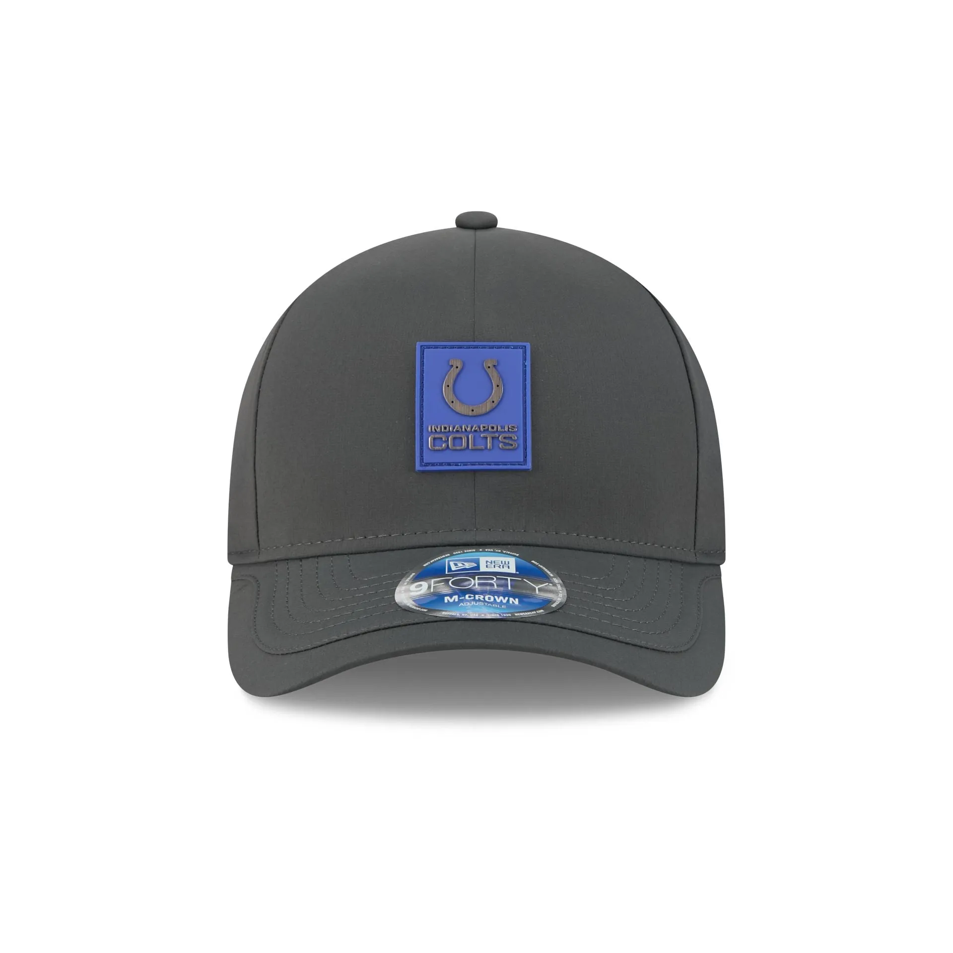 Indianapolis Colts 2025 Sideline Cold Weather Steel Clouds 9FORTY M-Crown Snapback Hat sold by New Era product image thumbnail 2