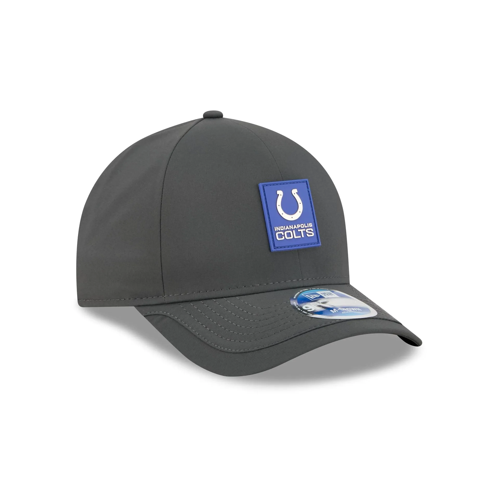 Indianapolis Colts 2025 Sideline Cold Weather Steel Clouds 9FORTY M-Crown Snapback Hat sold by New Era product image thumbnail 3
