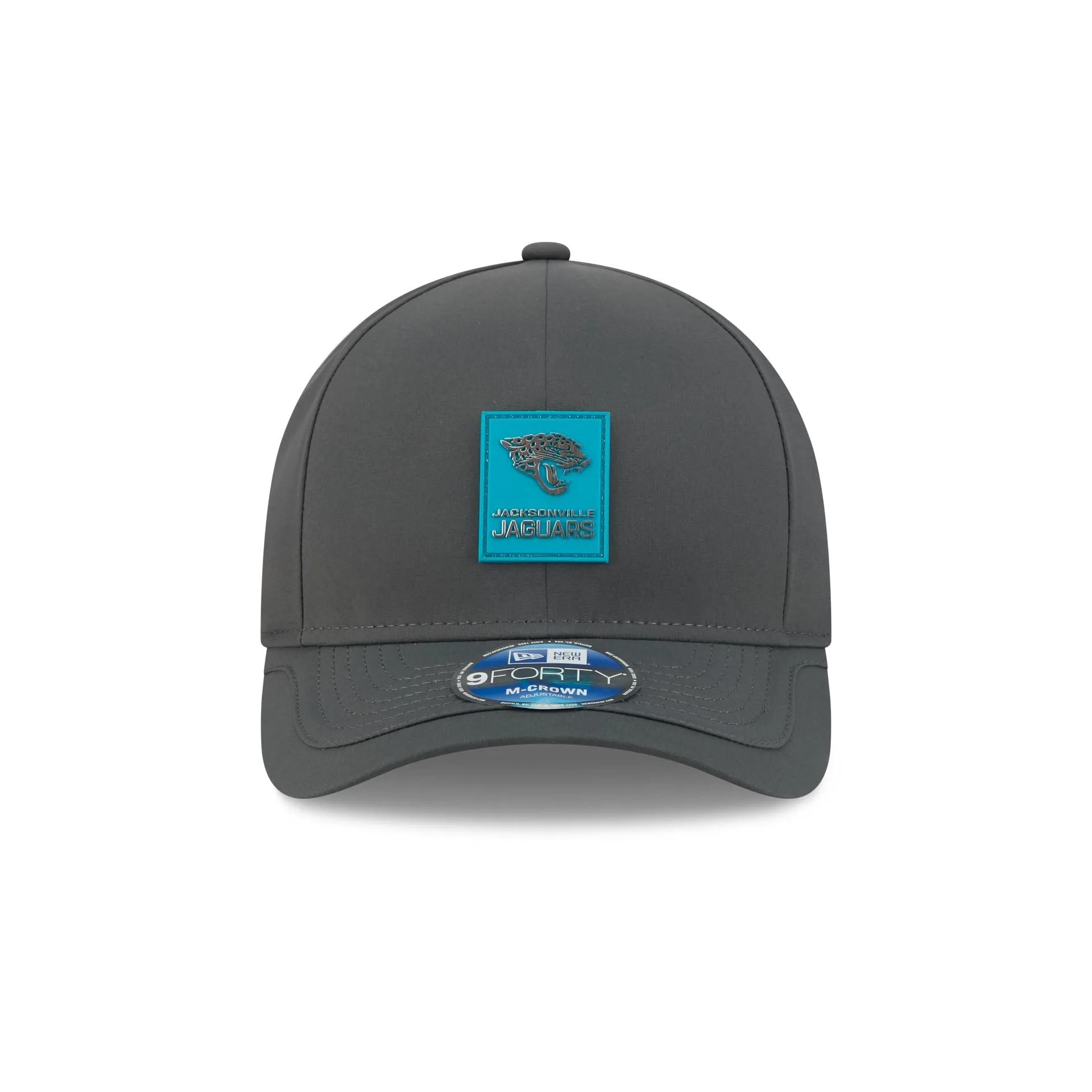 Jacksonville Jaguars 2025 Sideline Cold Weather Steel Clouds 9FORTY M-Crown Snapback Hat sold by New Era product image thumbnail 2