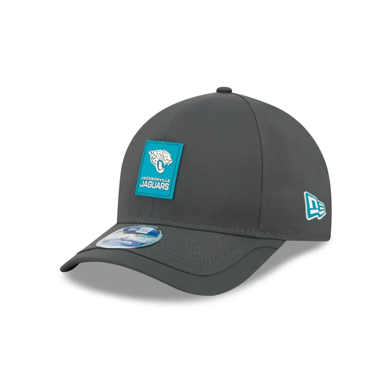 Jacksonville Jaguars 2025 Sideline Cold Weather Steel Clouds 9FORTY M-Crown Snapback Hat sold by New Era
