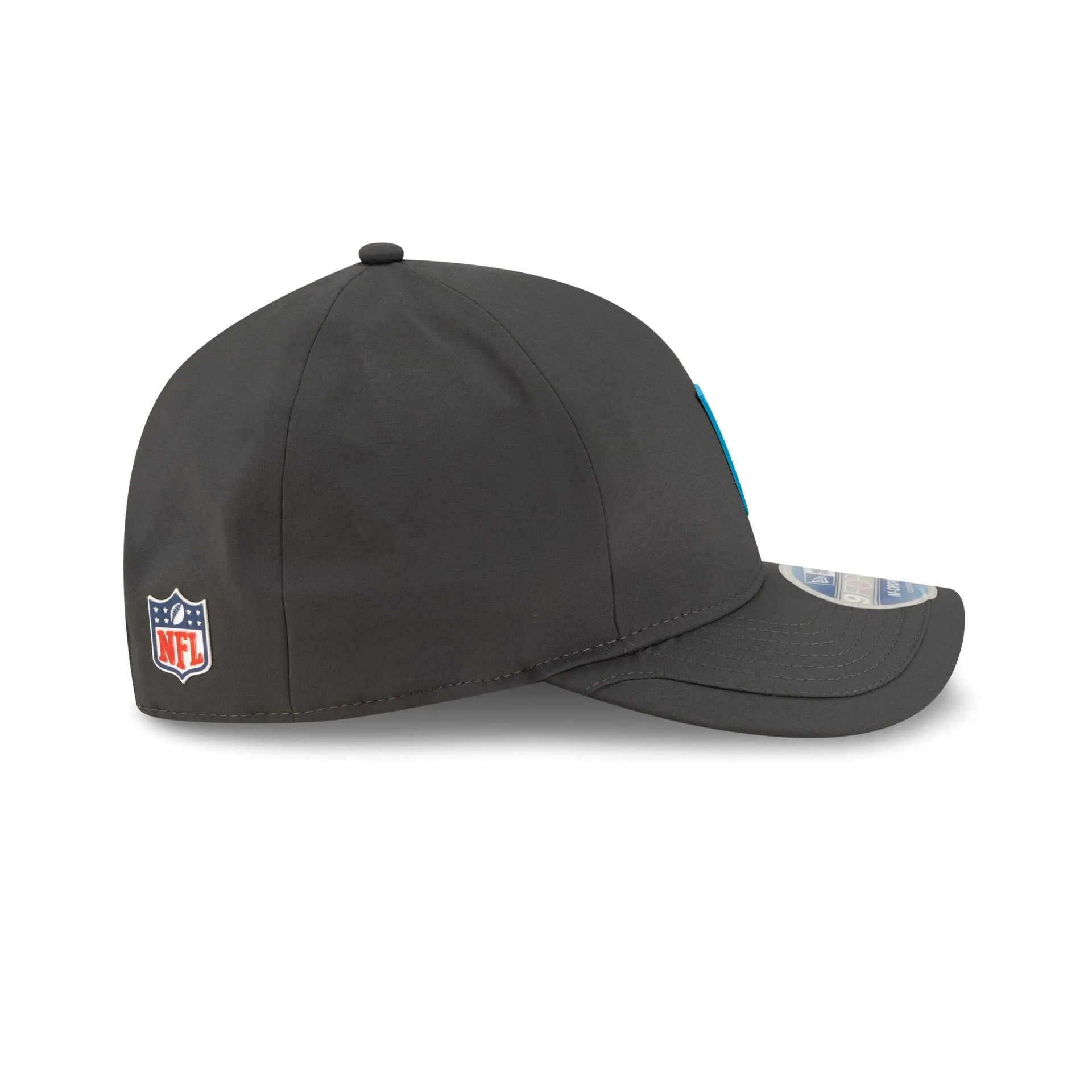 Carolina Panthers 2025 Sideline Cold Weather Steel Clouds 9FORTY M-Crown Snapback Hat sold by New Era product image thumbnail 5