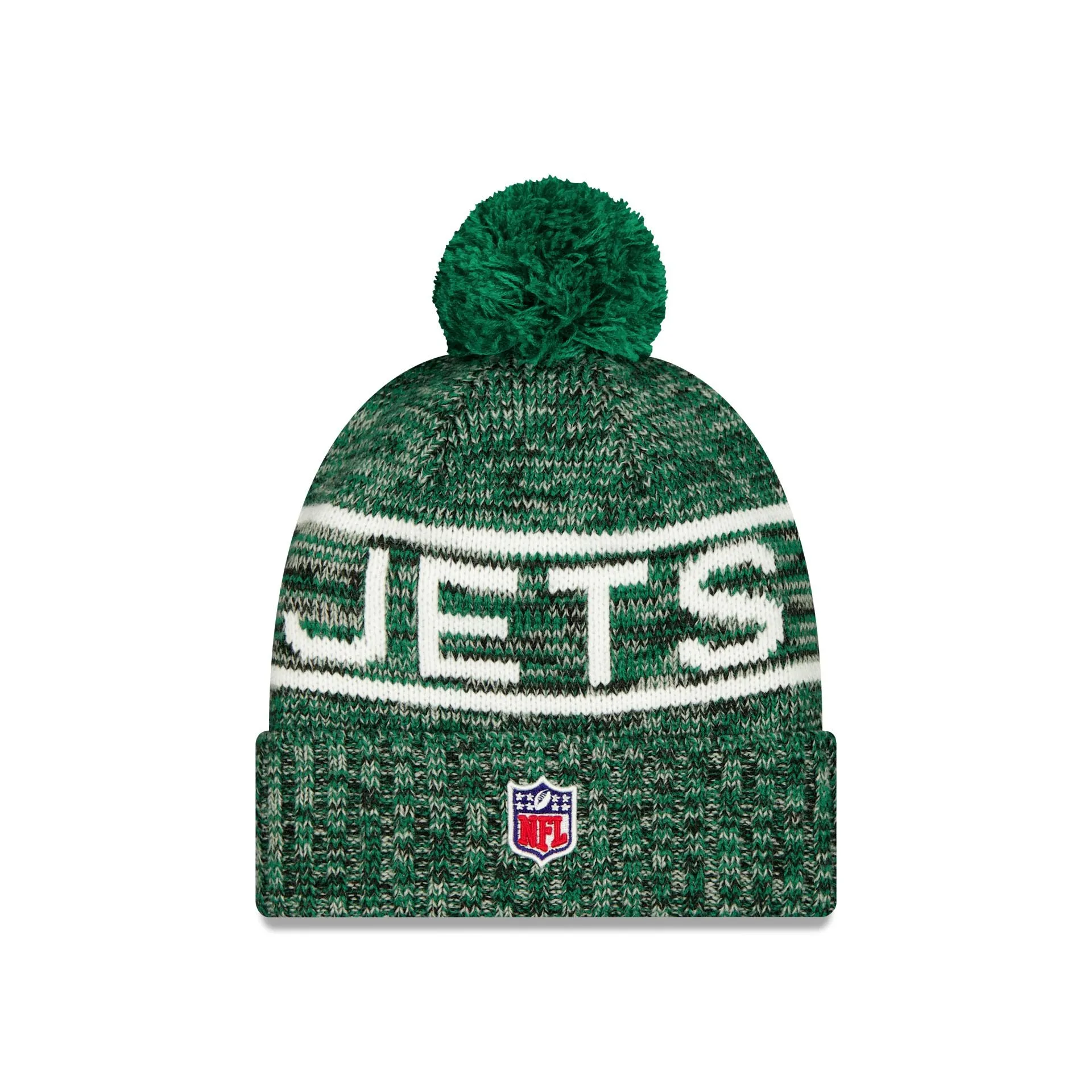 New York Jets 2025 Sideline Cold Weather Pom Knit Hat sold by New Era product image thumbnail 2