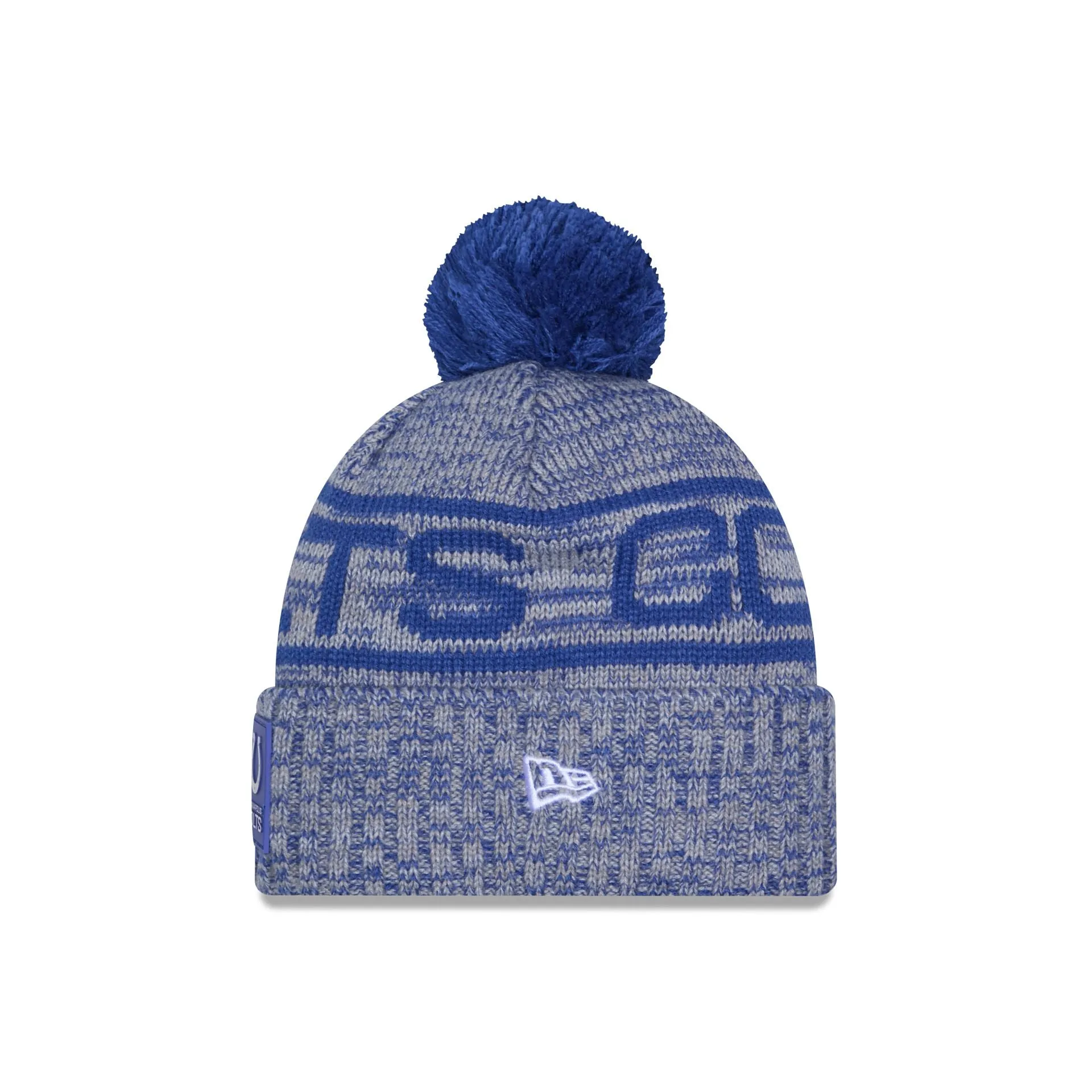 Indianapolis Colts 2025 Sideline Cold Weather Pom Knit Hat sold by New Era product image thumbnail 3