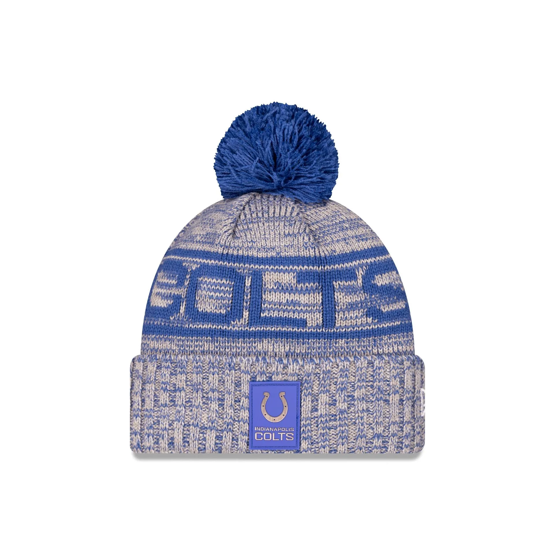 Indianapolis Colts 2025 Sideline Cold Weather Pom Knit Hat sold by New Era product image thumbnail 2
