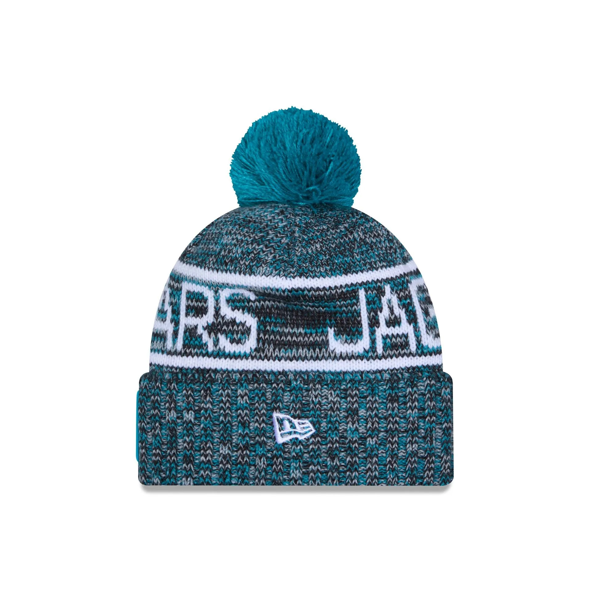 Jacksonville Jaguars 2025 Sideline Cold Weather Pom Knit Hat sold by New Era product image thumbnail 2