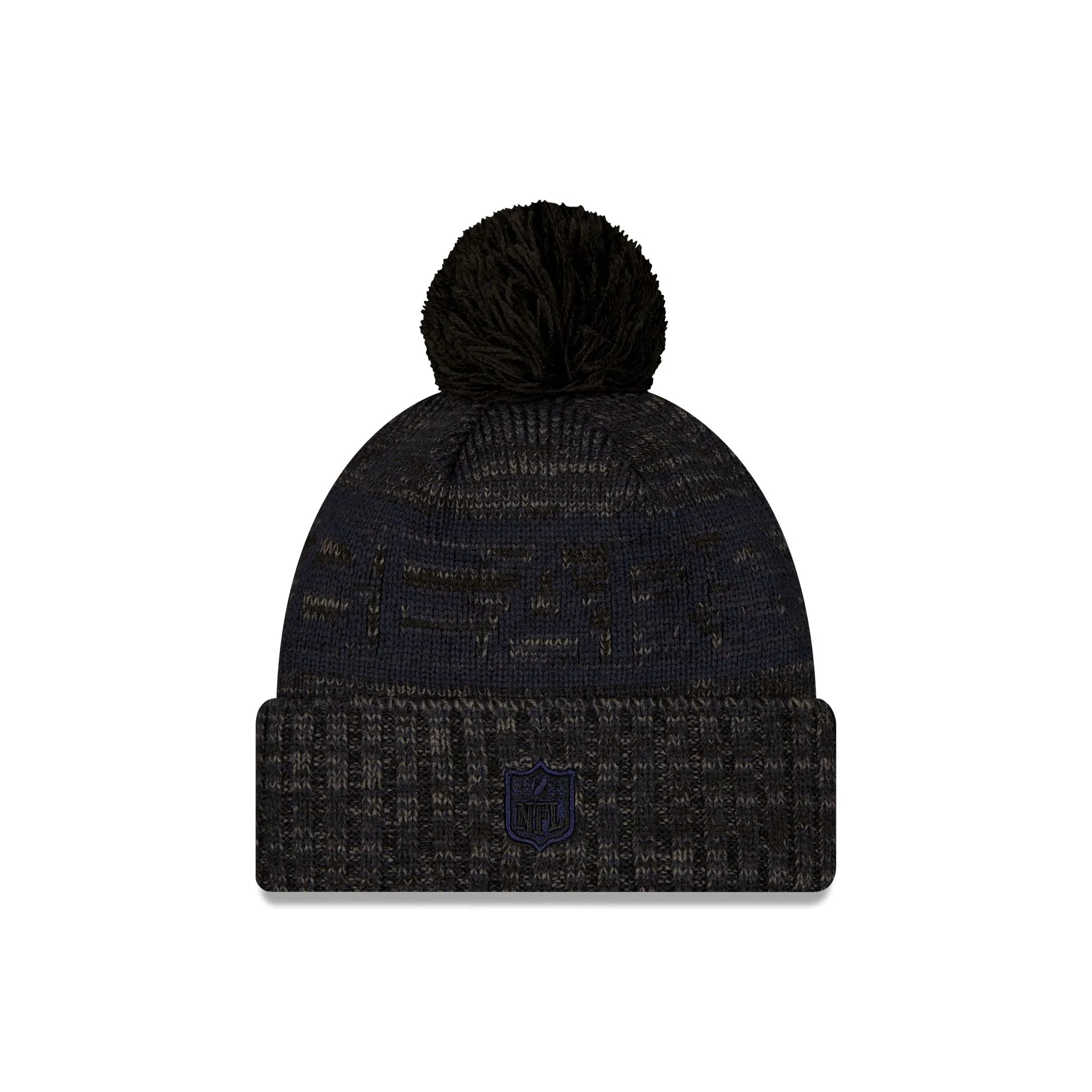 Chicago Bears 2025 Sideline Cold Weather Black C Pom Knit Hat sold by New Era product image thumbnail 2