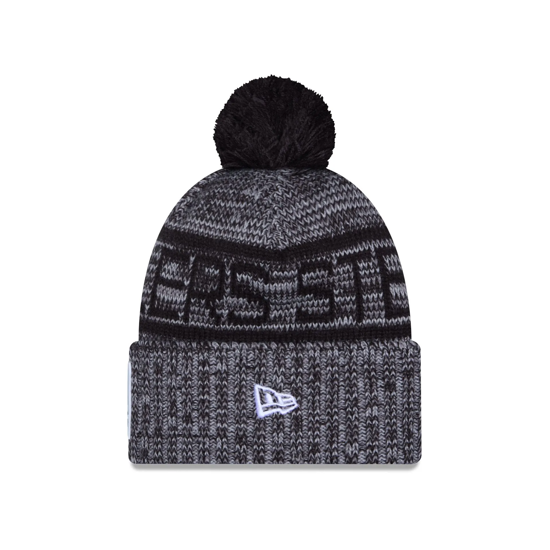 Pittsburgh Steelers 2025 Sideline Cold Weather Gray Pom Knit Hat sold by New Era product image thumbnail 2
