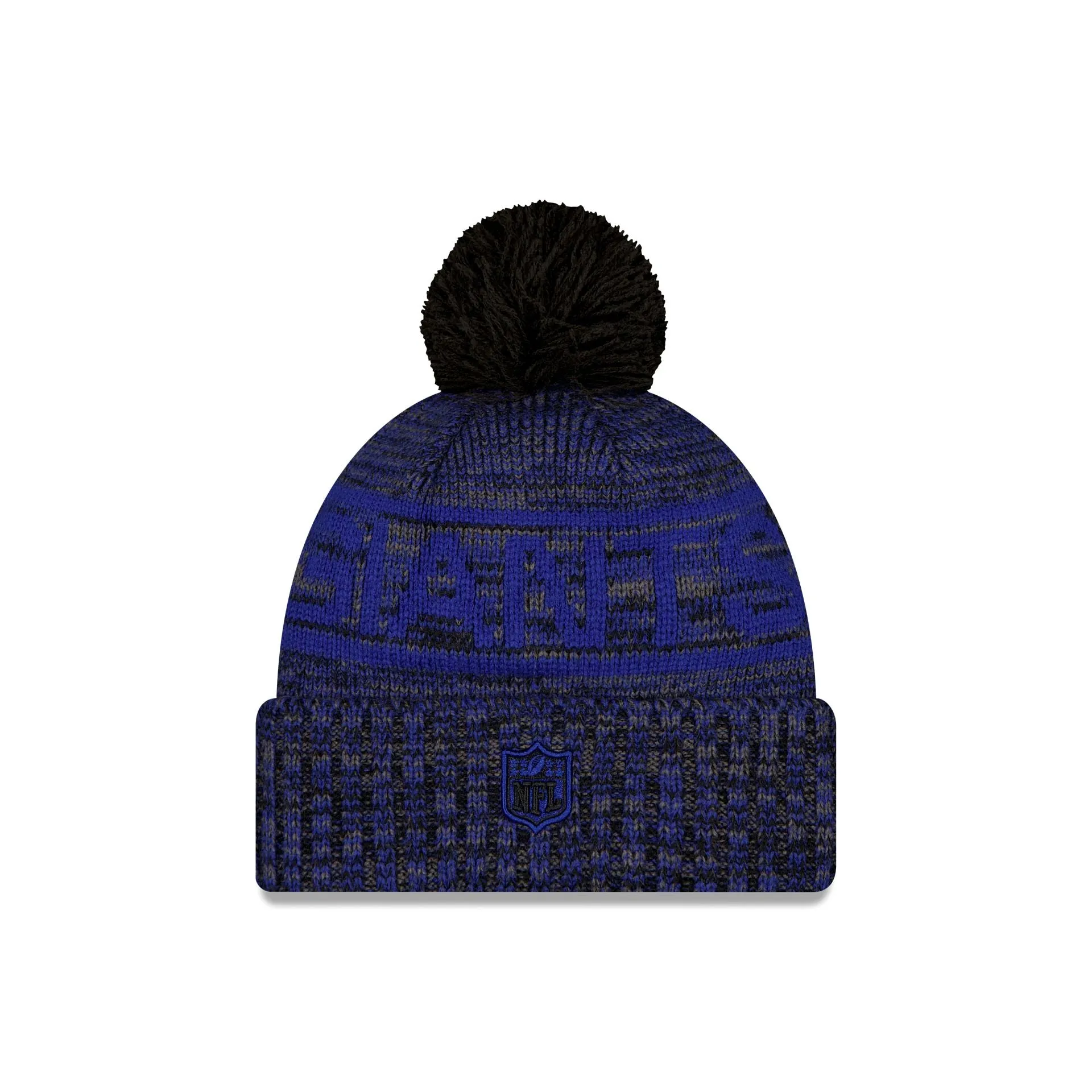 New York Giants 2025 Sideline Cold Weather Black Pom Knit Hat sold by New Era product image thumbnail 2