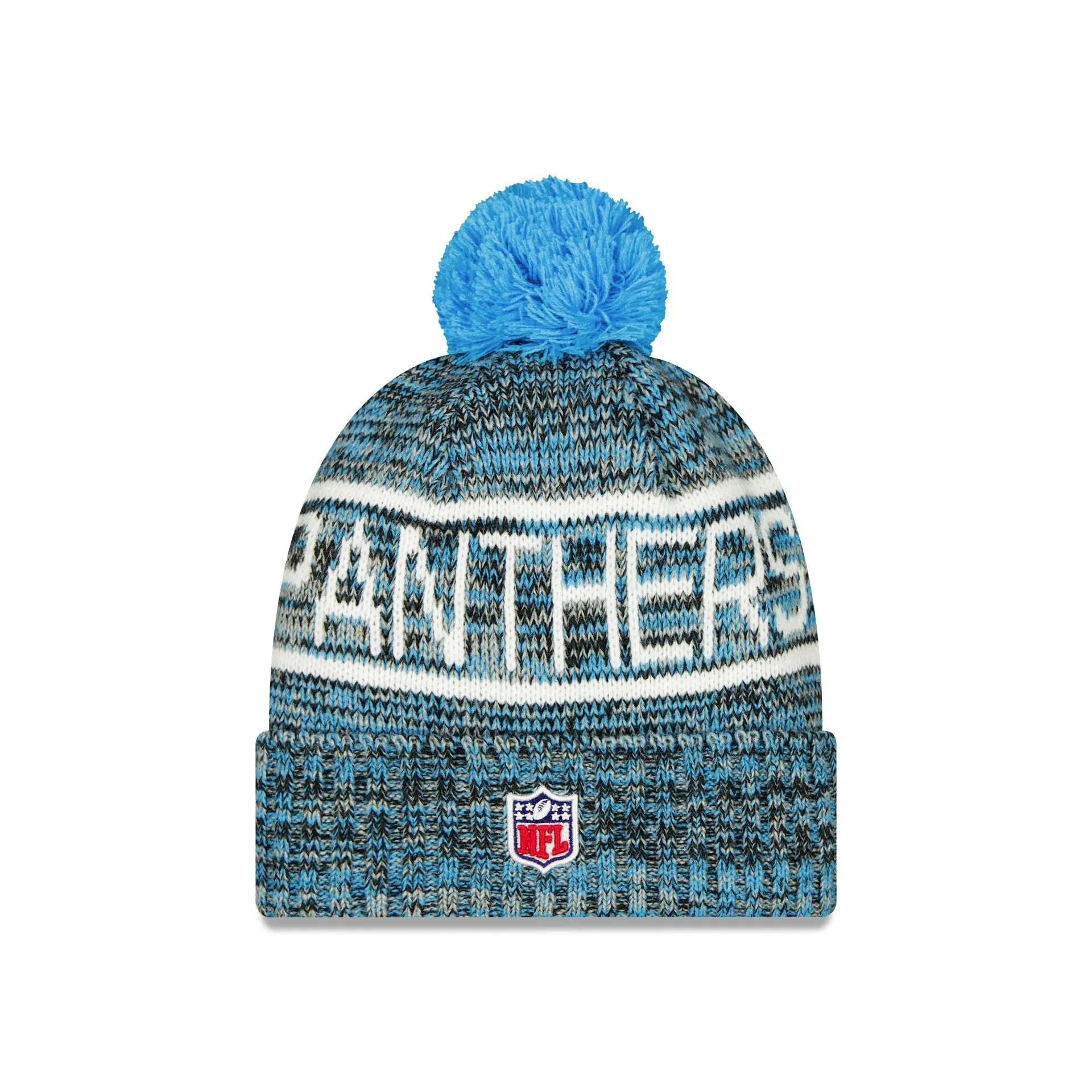 Carolina Panthers 2025 Sideline Cold Weather Pom Knit Hat sold by New Era product image thumbnail 2