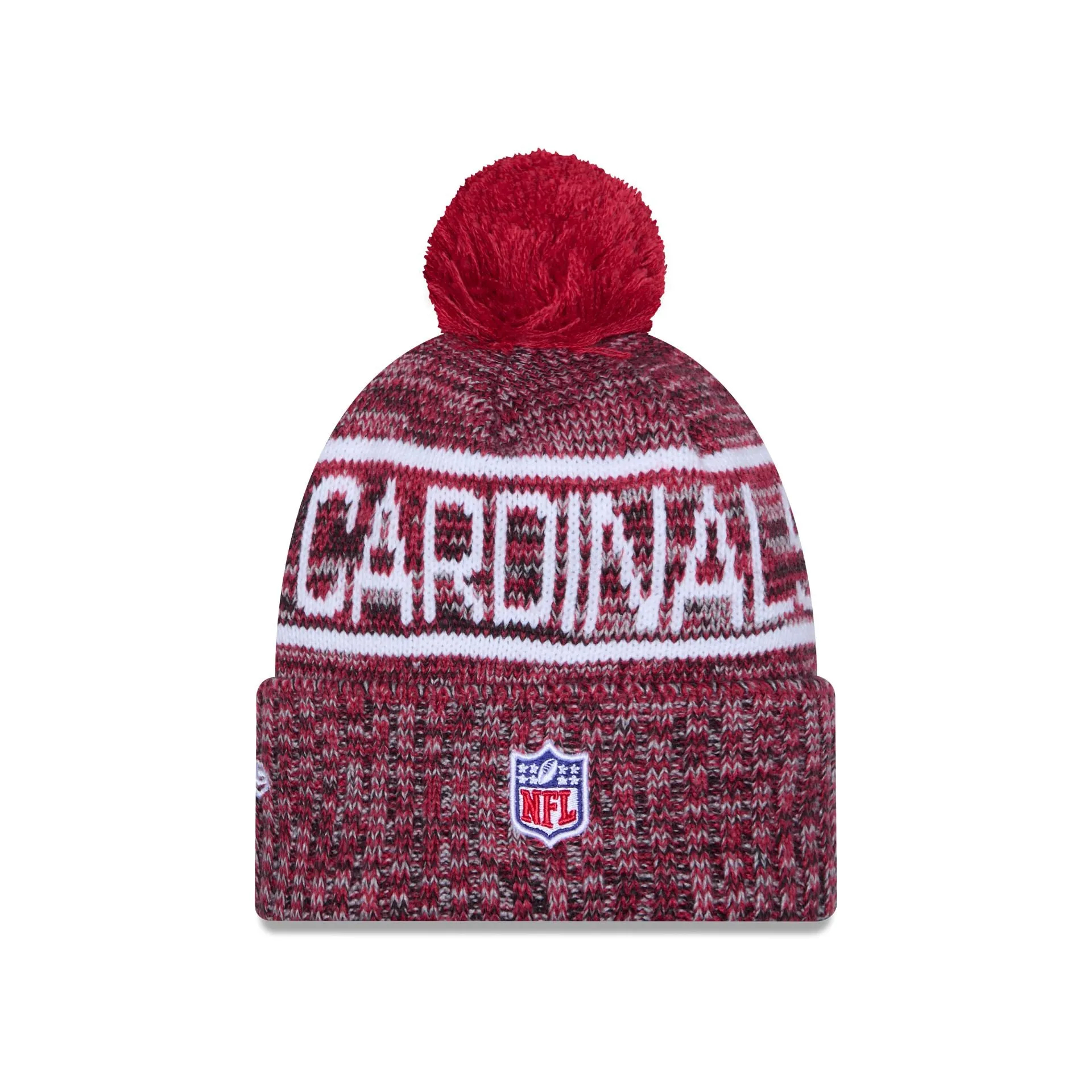 Arizona Cardinals 2025 Sideline Cold Weather Pom Knit Hat sold by New Era product image thumbnail 3
