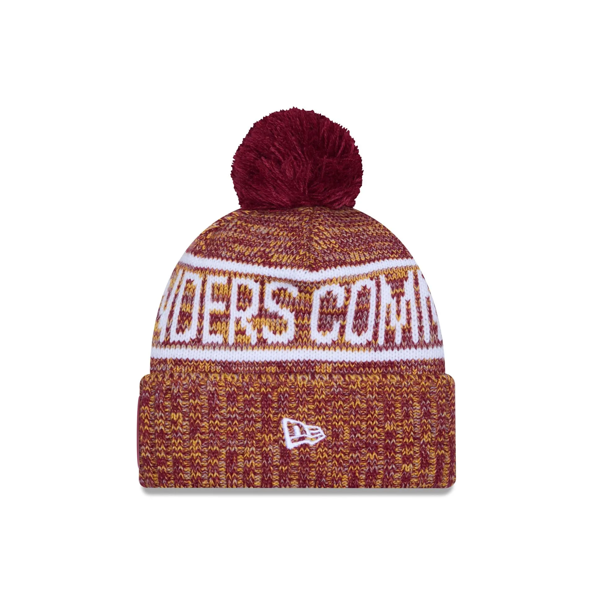 Washington Commanders 2025 Sideline Cold Weather Pom Knit Hat sold by New Era product image thumbnail 2