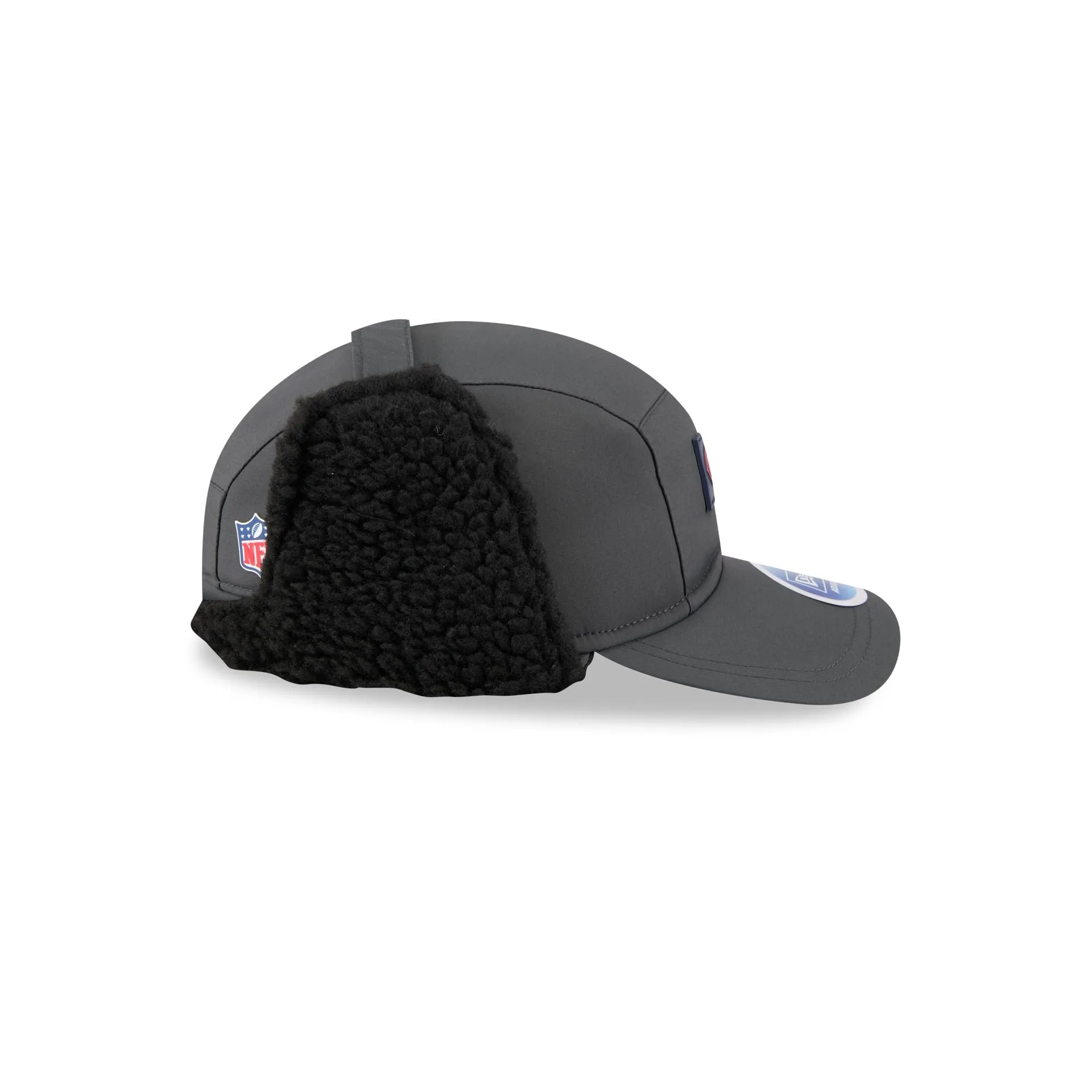Chicago Bears 2025 Sideline Cold Weather Steel Clouds Runner Dogear Adjustable Hat sold by New Era product image thumbnail 5