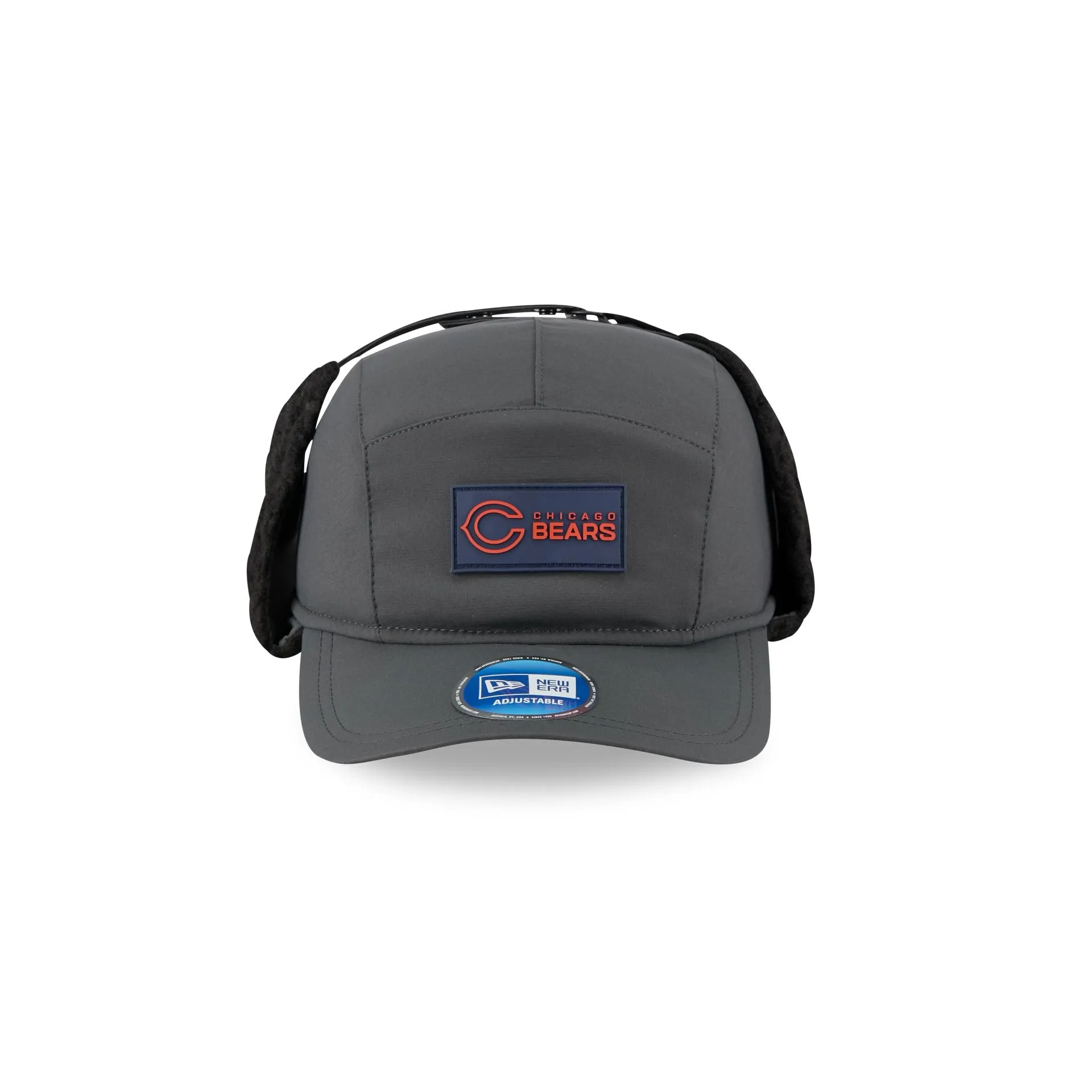 Chicago Bears 2025 Sideline Cold Weather Steel Clouds Runner Dogear Adjustable Hat sold by New Era product image thumbnail 2