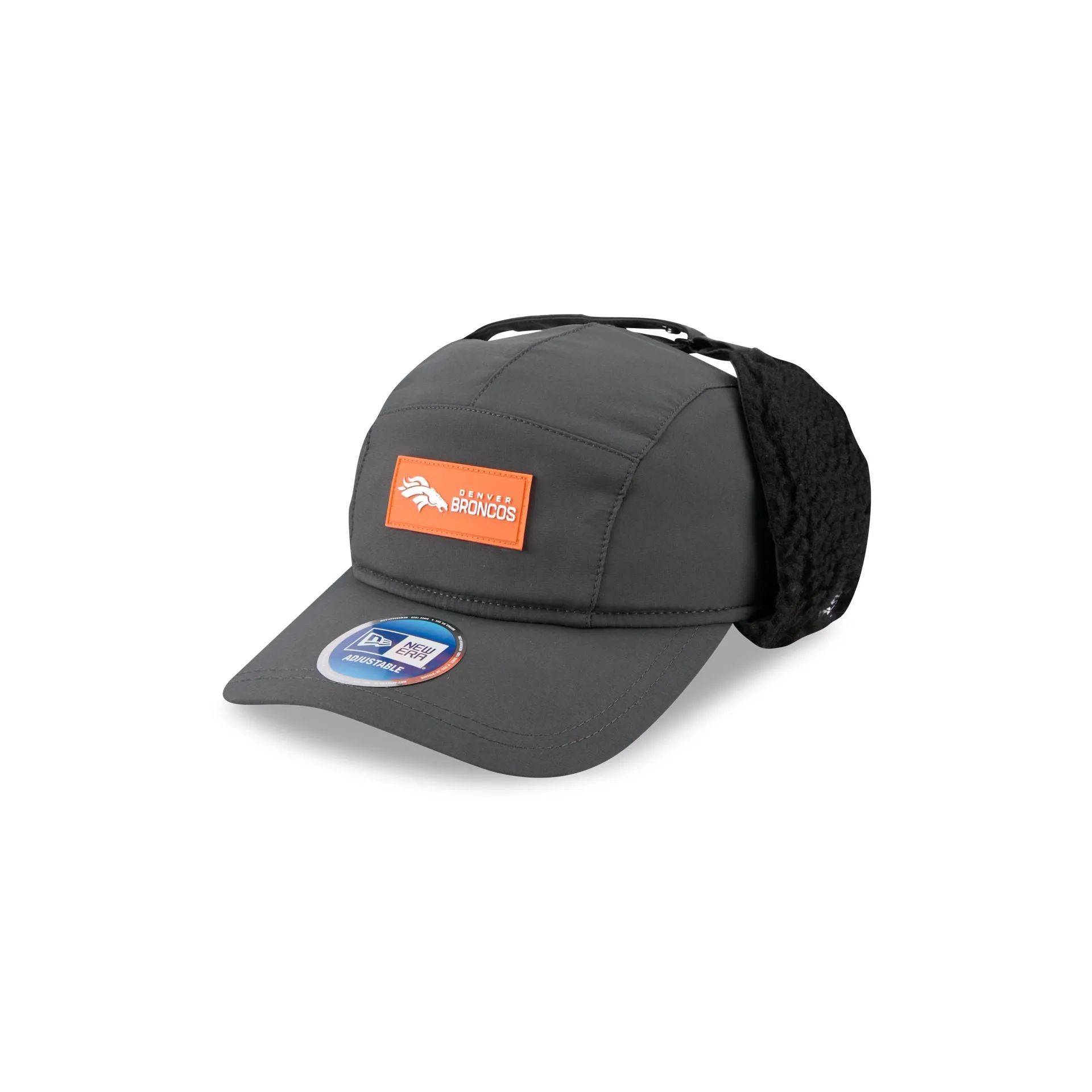 Denver Broncos 2025 Sideline Cold Weather Steel Clouds Runner Dogear Adjustable Hat sold by New Era