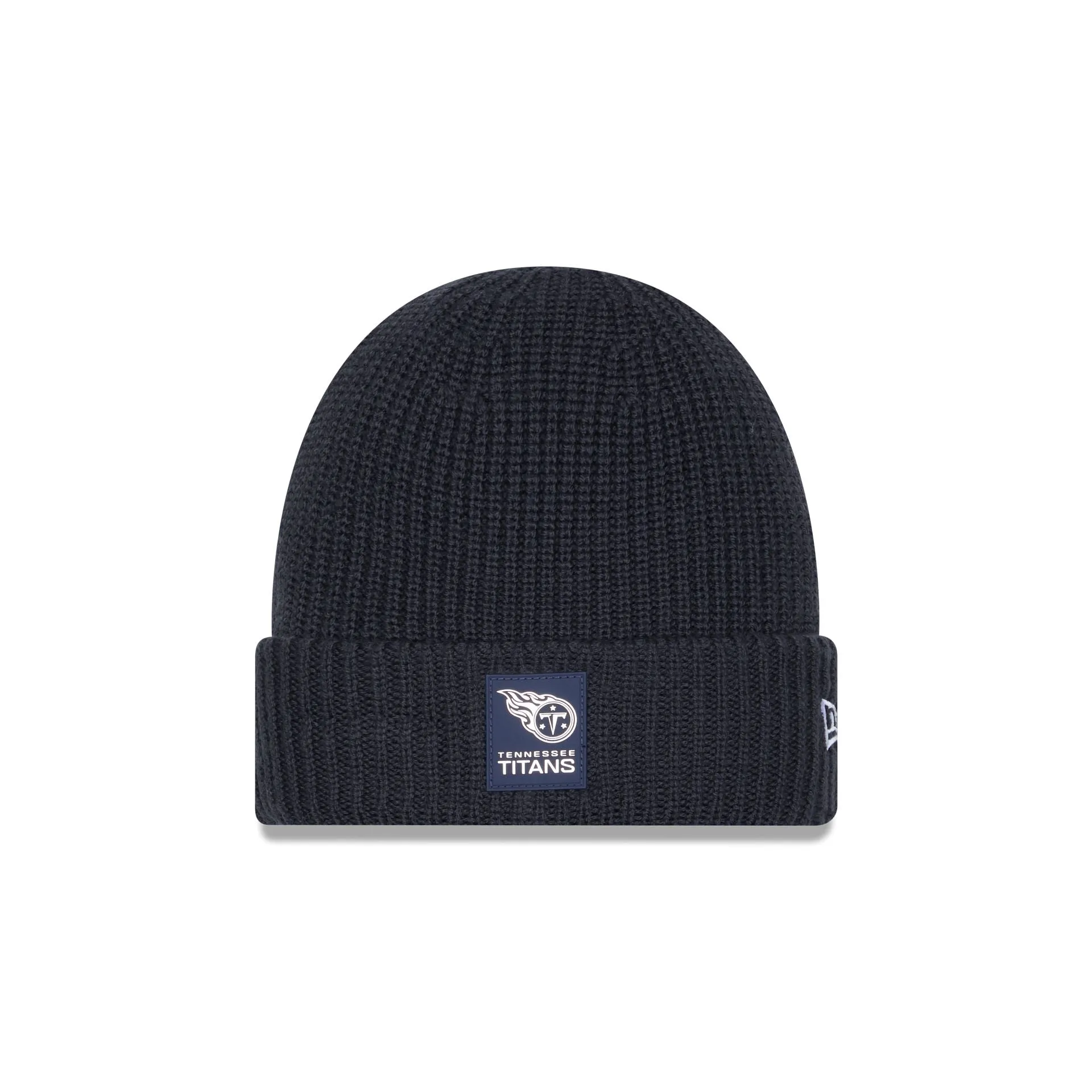 Tennessee Titans 2025 Sideline Cold Weather Steel Clouds Cuff Knit Beanie sold by New Era