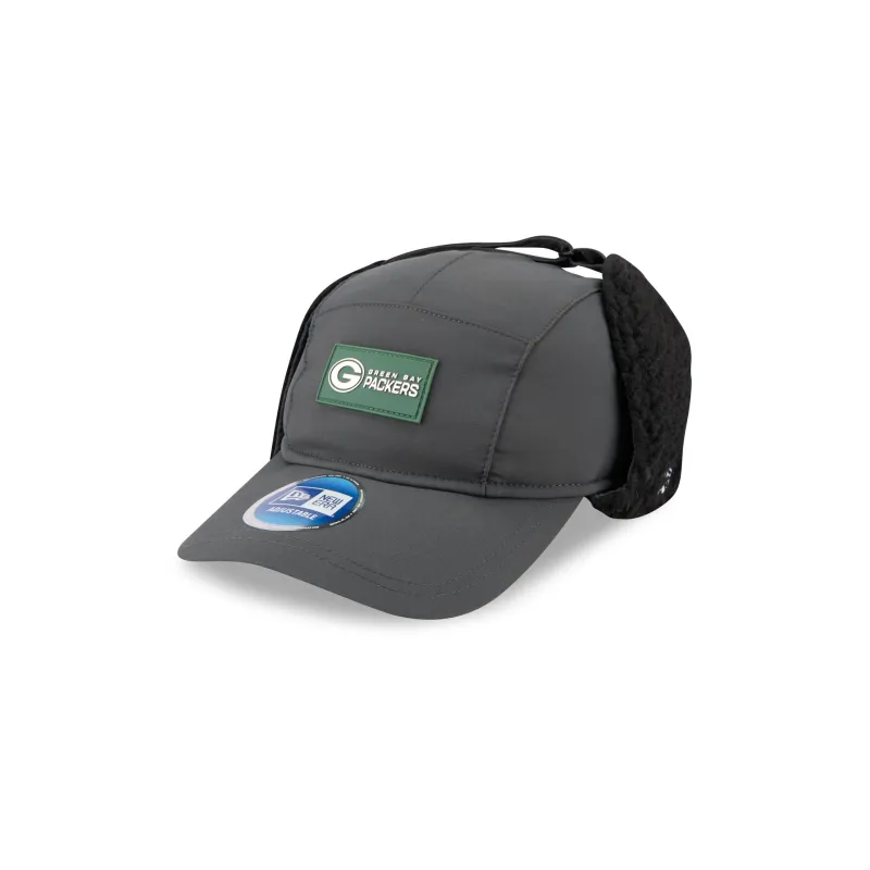 Green Bay Packers 2025 Sideline Cold Weather Steel Clouds Runner Dogear Adjustable Hat sold by New Era