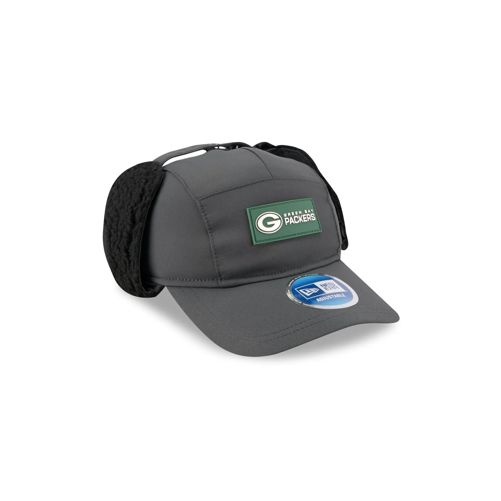 Green Bay Packers 2025 Sideline Cold Weather Steel Clouds Runner Dogear Adjustable Hat sold by New Era product image thumbnail 3