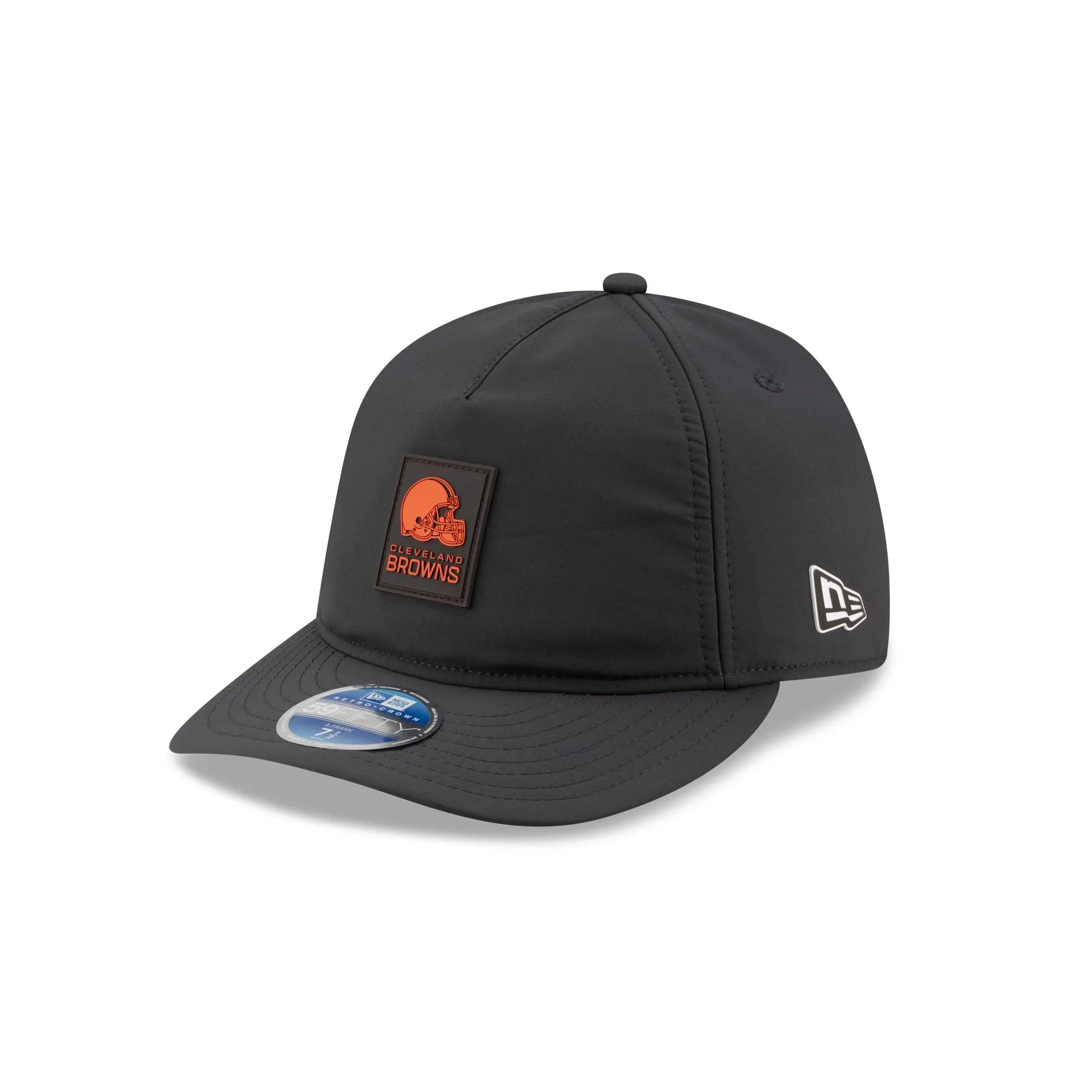 Cleveland Browns 2025 Sideline Cold Weather Steel Clouds Retro Crown 59FIFTY A-Frame Fitted Hat sold by New Era product image thumbnail 2