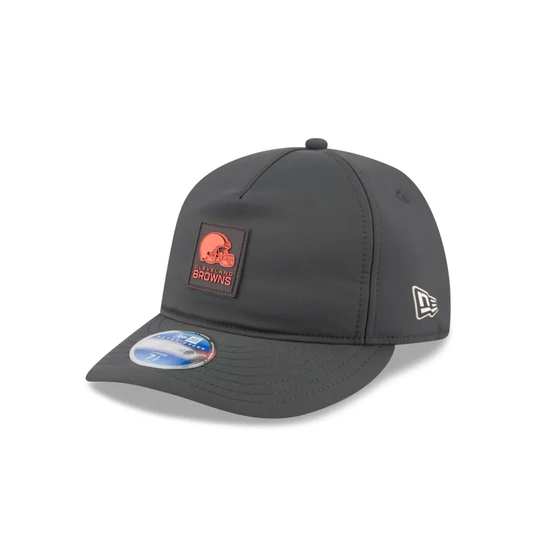 Cleveland Browns 2025 Sideline Cold Weather Steel Clouds Retro Crown 59FIFTY A-Frame Fitted Hat sold by New Era