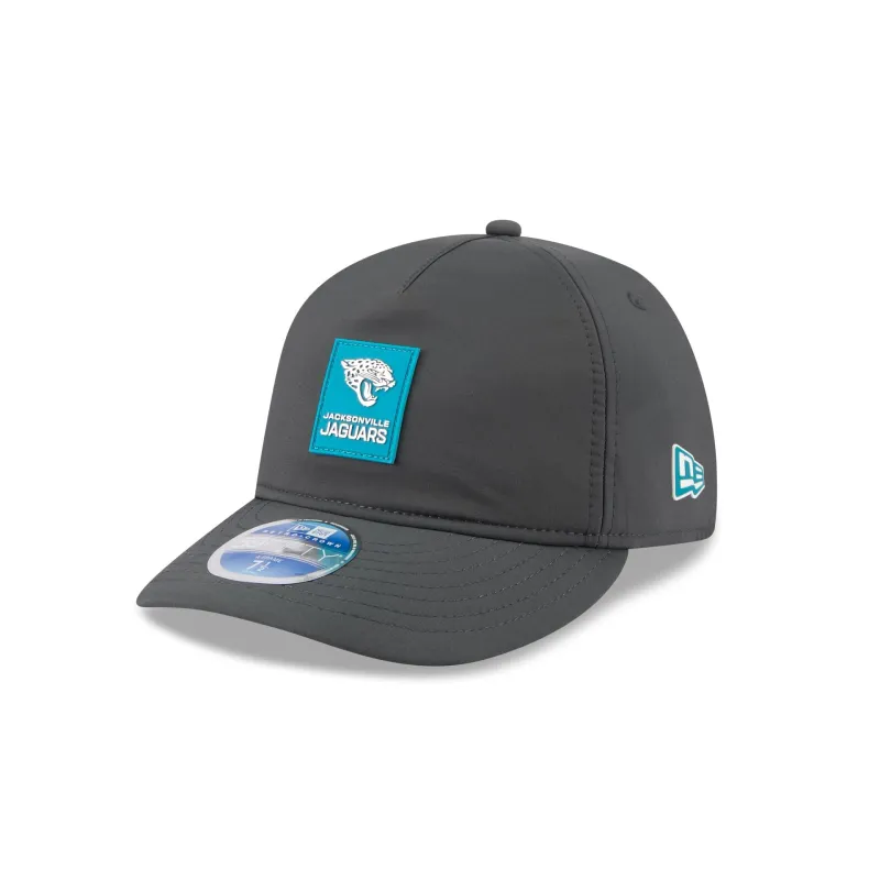 Jacksonville Jaguars 2025 Sideline Cold Weather Steel Clouds Retro Crown 59FIFTY A-Frame Fitted Hat sold by New Era