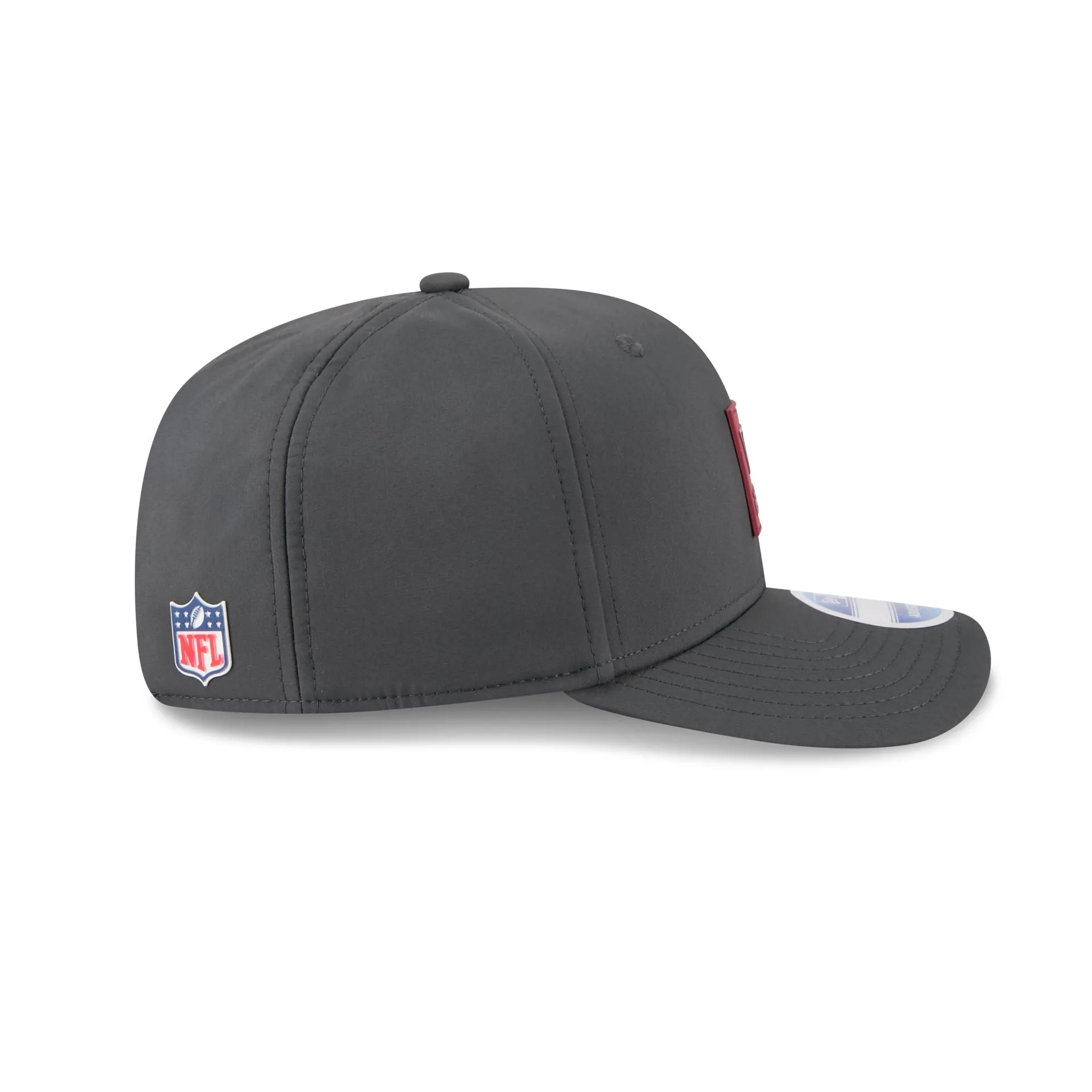 Washington Commanders 2025 Sideline Cold Weather Steel Clouds 9SEVENTY Stretch-Snap Hat sold by New Era product image thumbnail 5