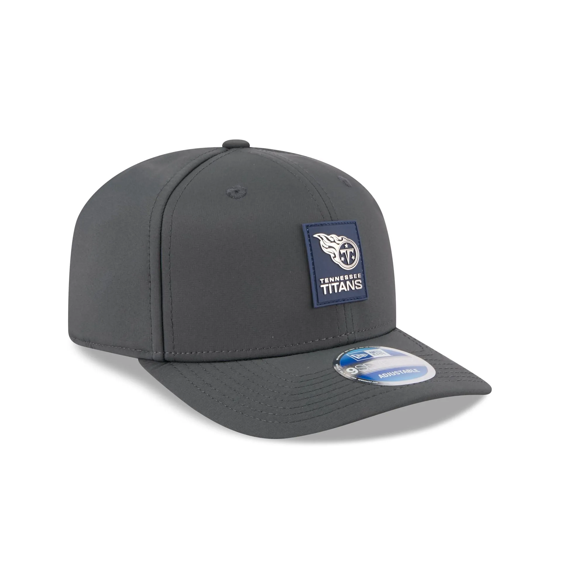 Tennessee Titans 2025 Sideline Cold Weather Steel Clouds 9SEVENTY Stretch-Snap Hat sold by New Era product image thumbnail 3
