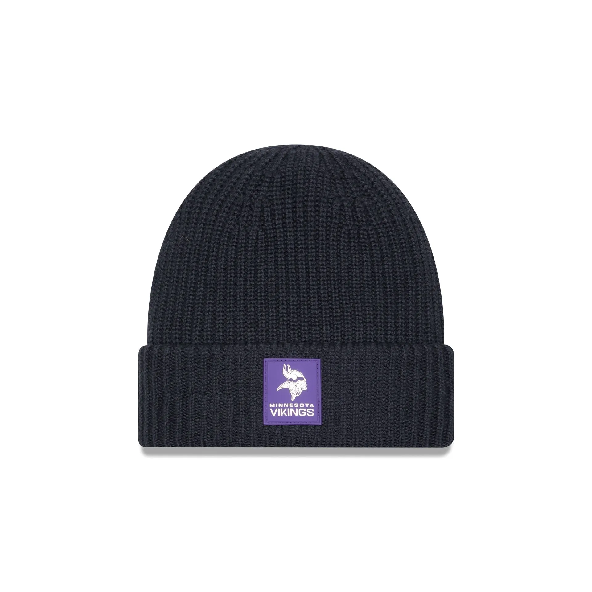 Minnesota Vikings 2025 Sideline Cold Weather Steel Clouds Cuff Knit Beanie sold by New Era